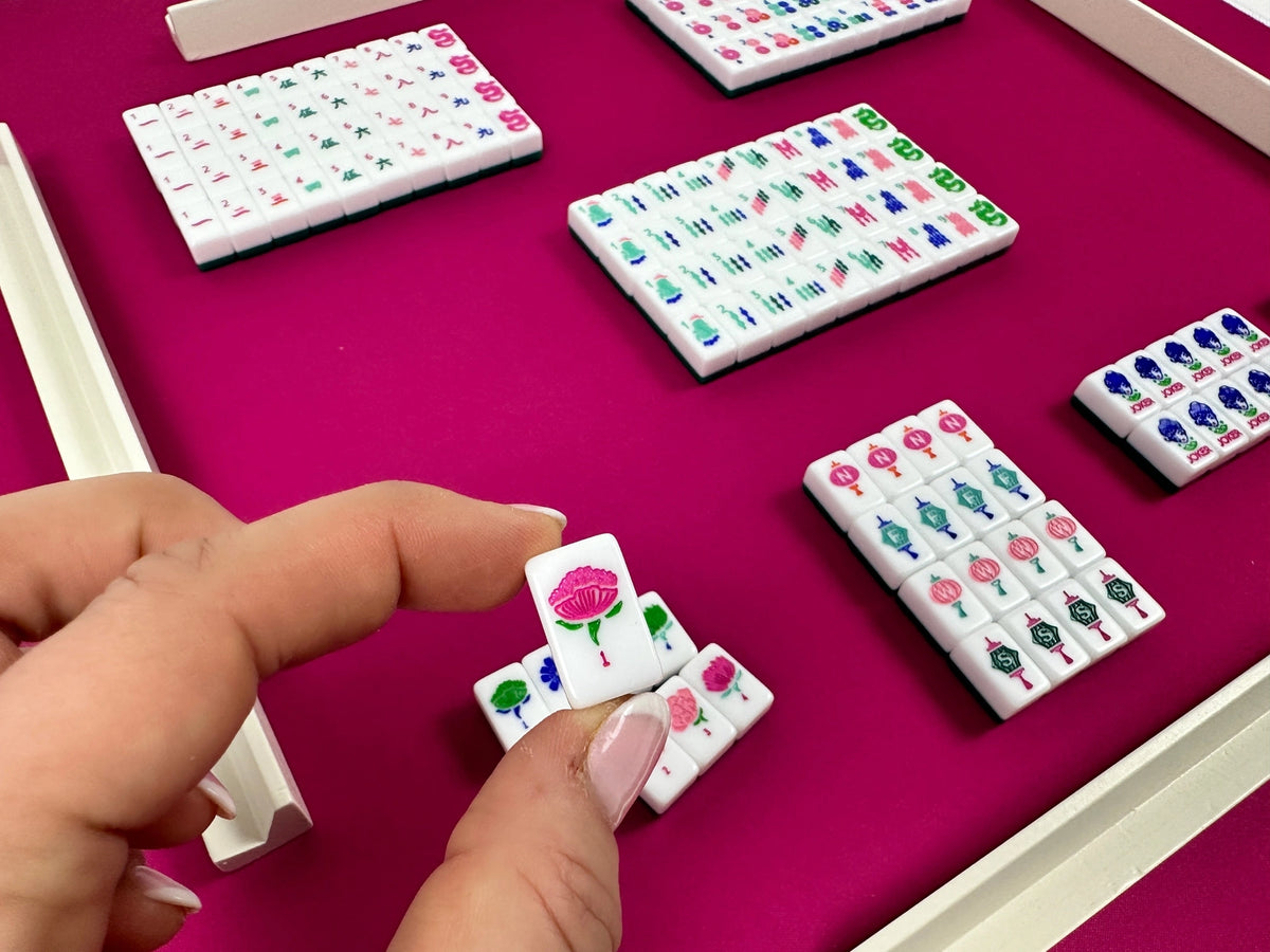 Mahjong Travel Set Palm Beach by Oh My Mahjong | Portable Game Set
