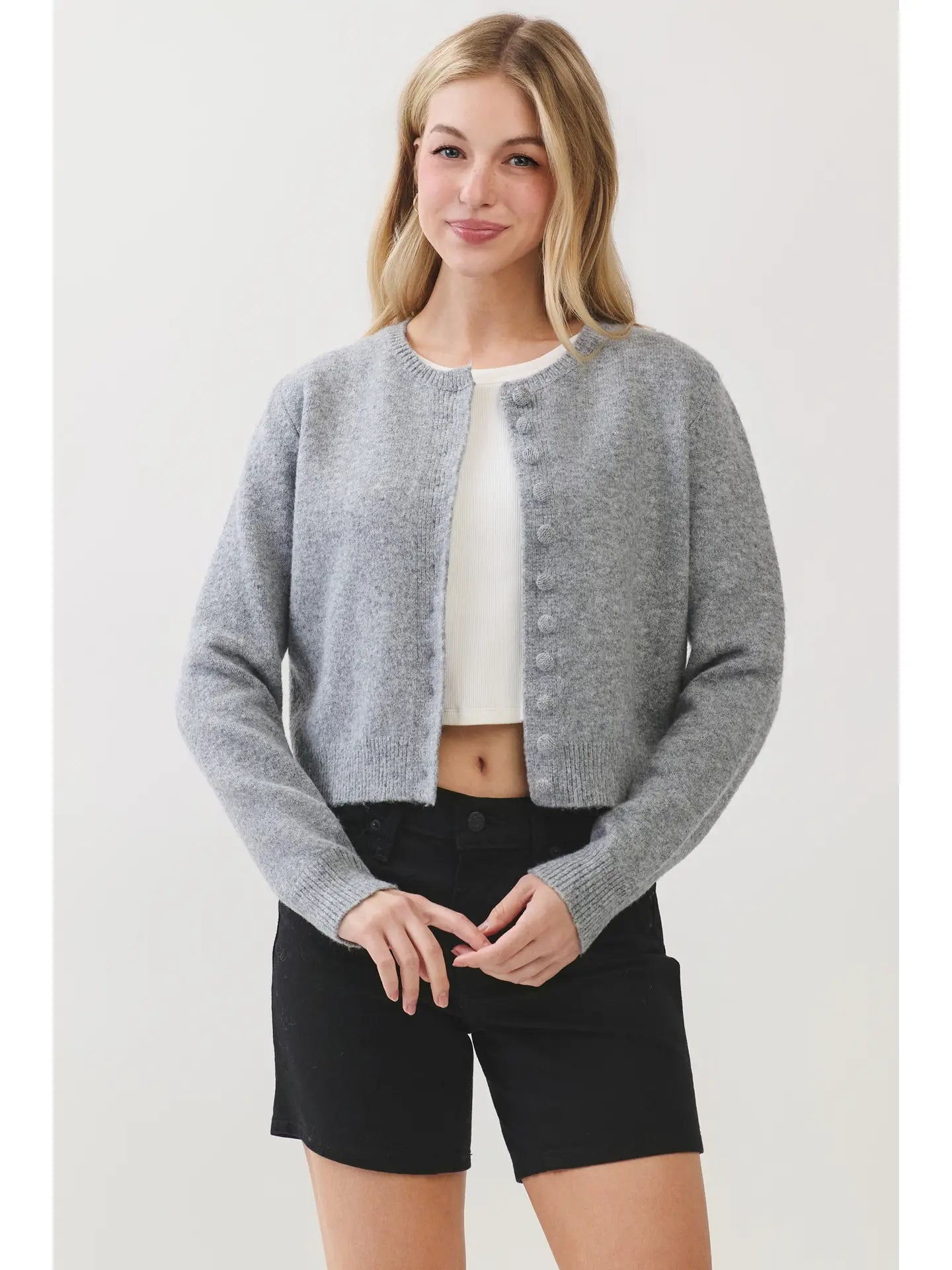 Ellen Cardigan | Grey