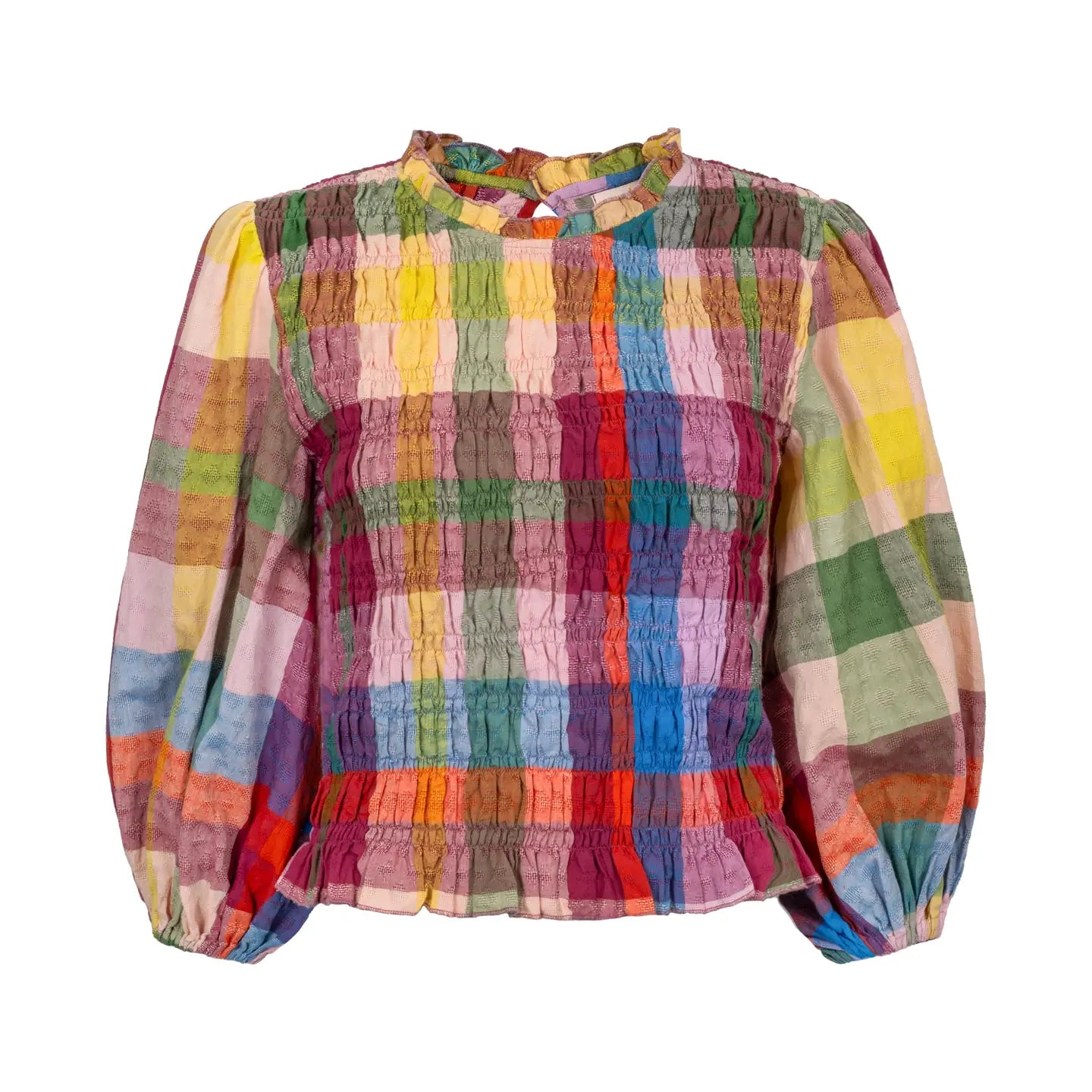 Harbor Plaid Top