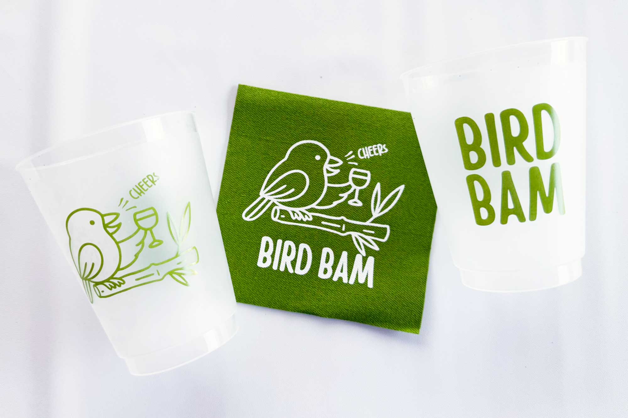 Bird Bam Beverage Napkin | 20 Count