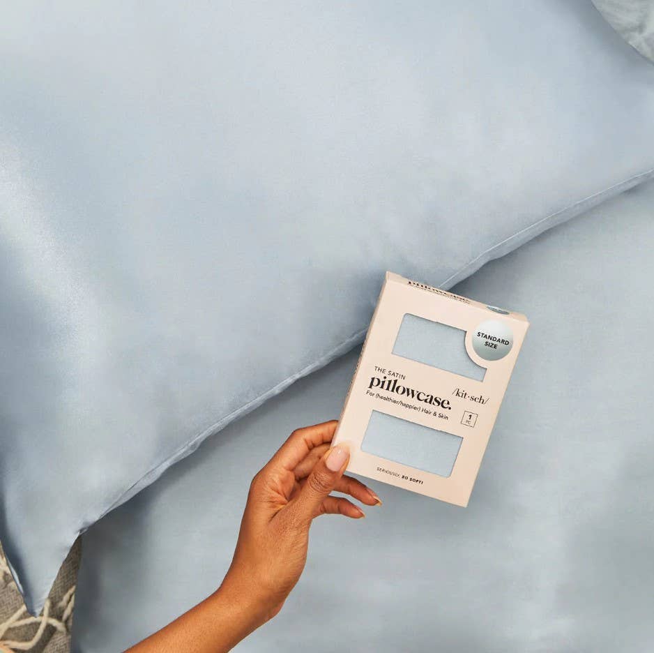 Satin Pillowcase Standard | Haze Blue