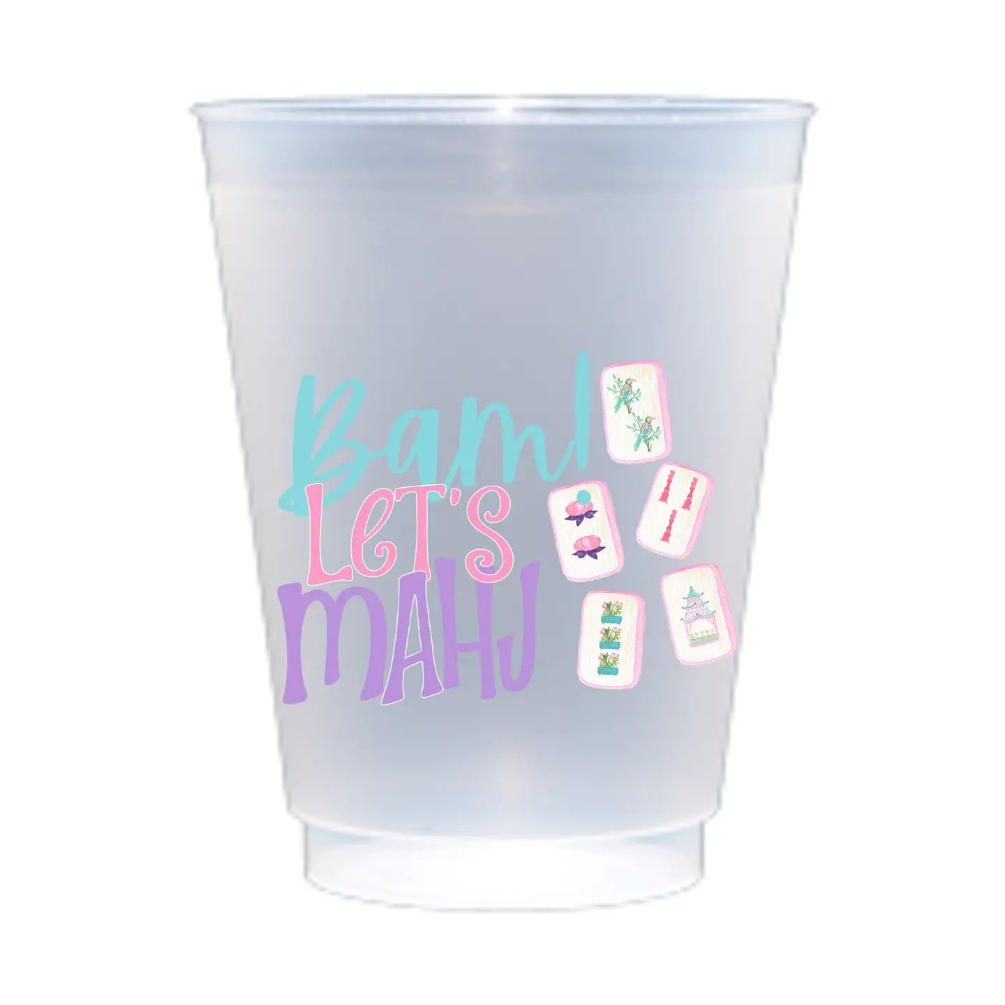 Shatterproof Cups | Bam Let's Mahj