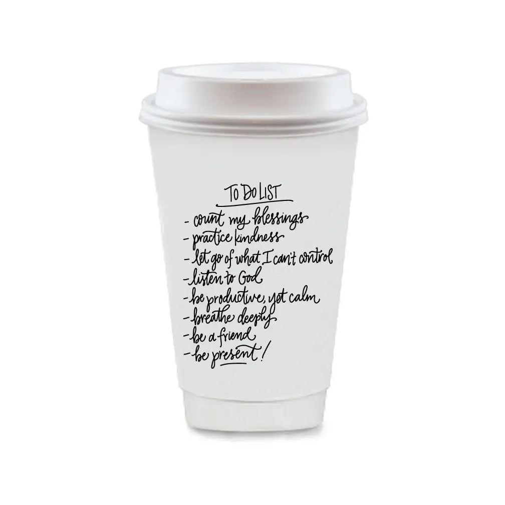 Coffee Cups - To Do List