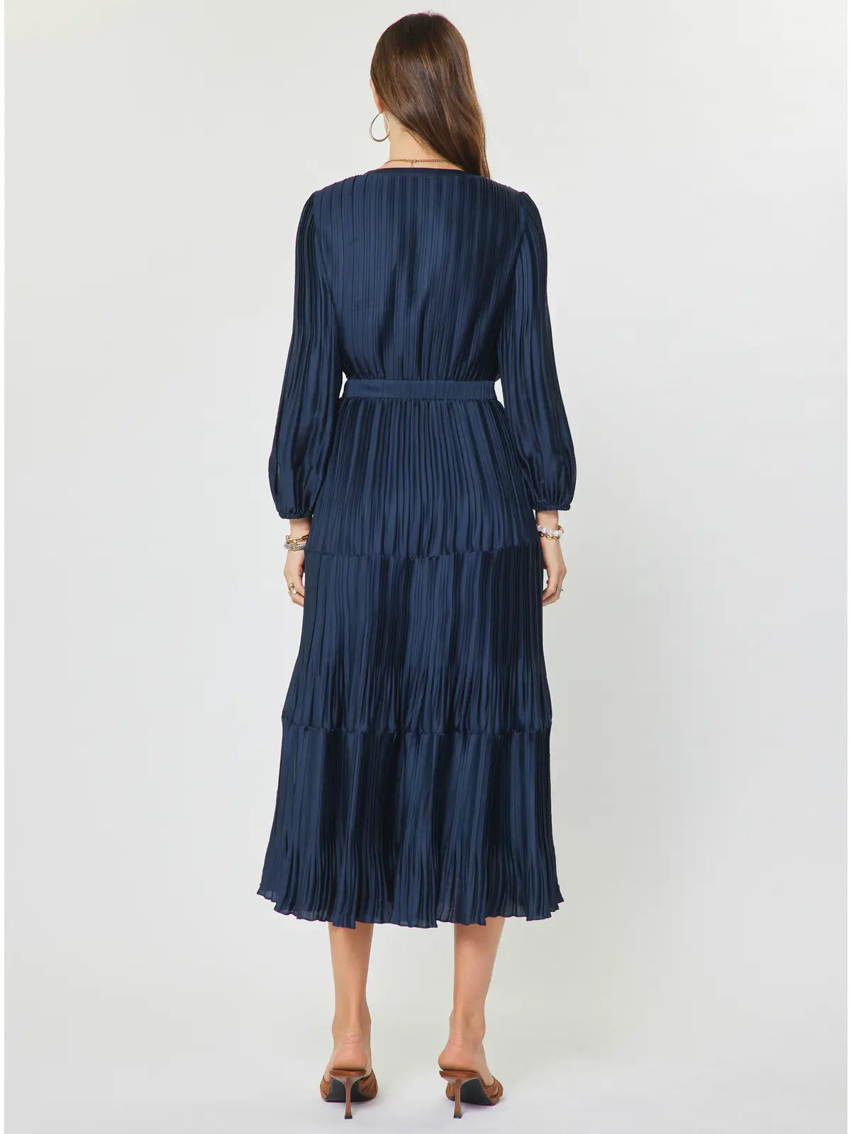 Teagan Tiered Dress | Navy