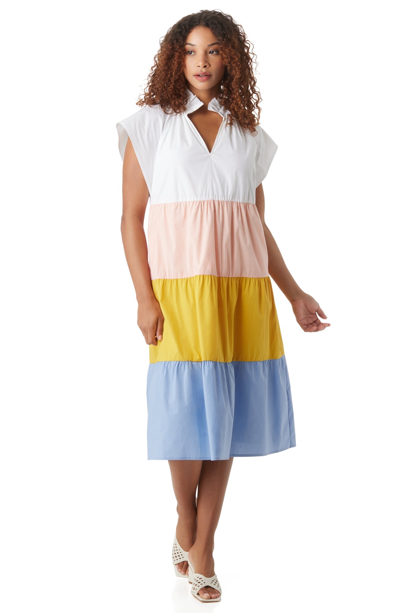 Watts Dress Spring Colorblock