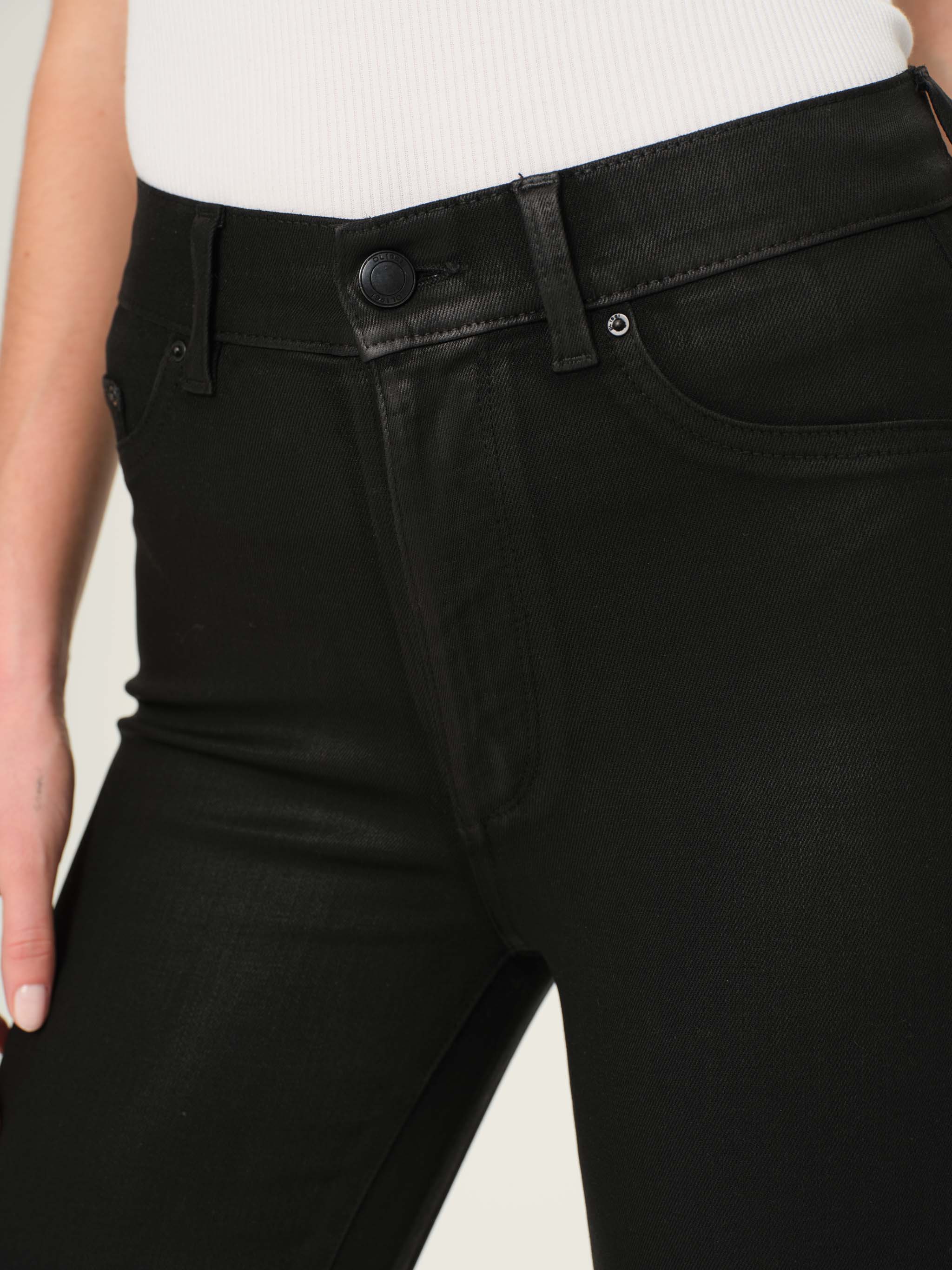 Bridget Boot Crop | Black Coated