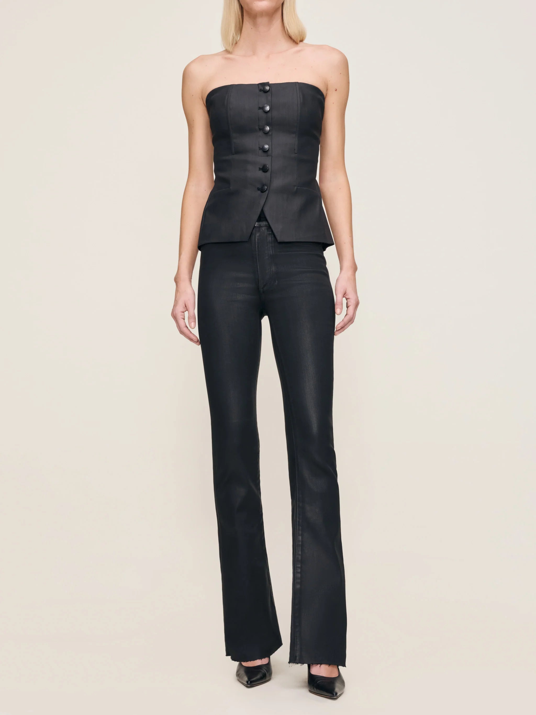 Bridget Boot Full Length (33”) | Black Coated