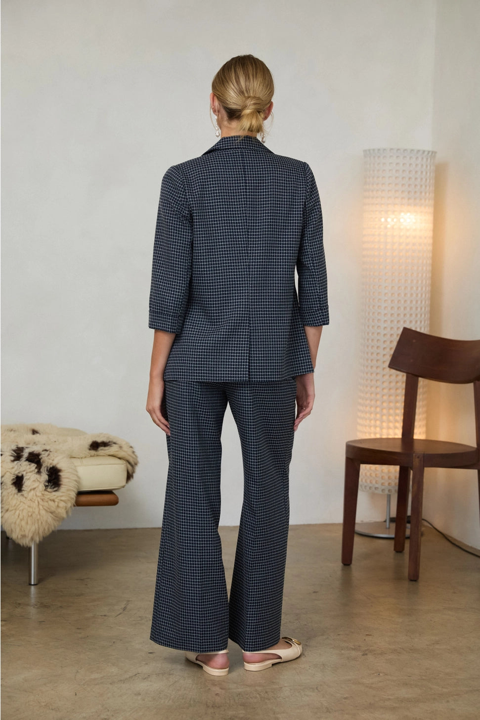 Grid Blazer | Black