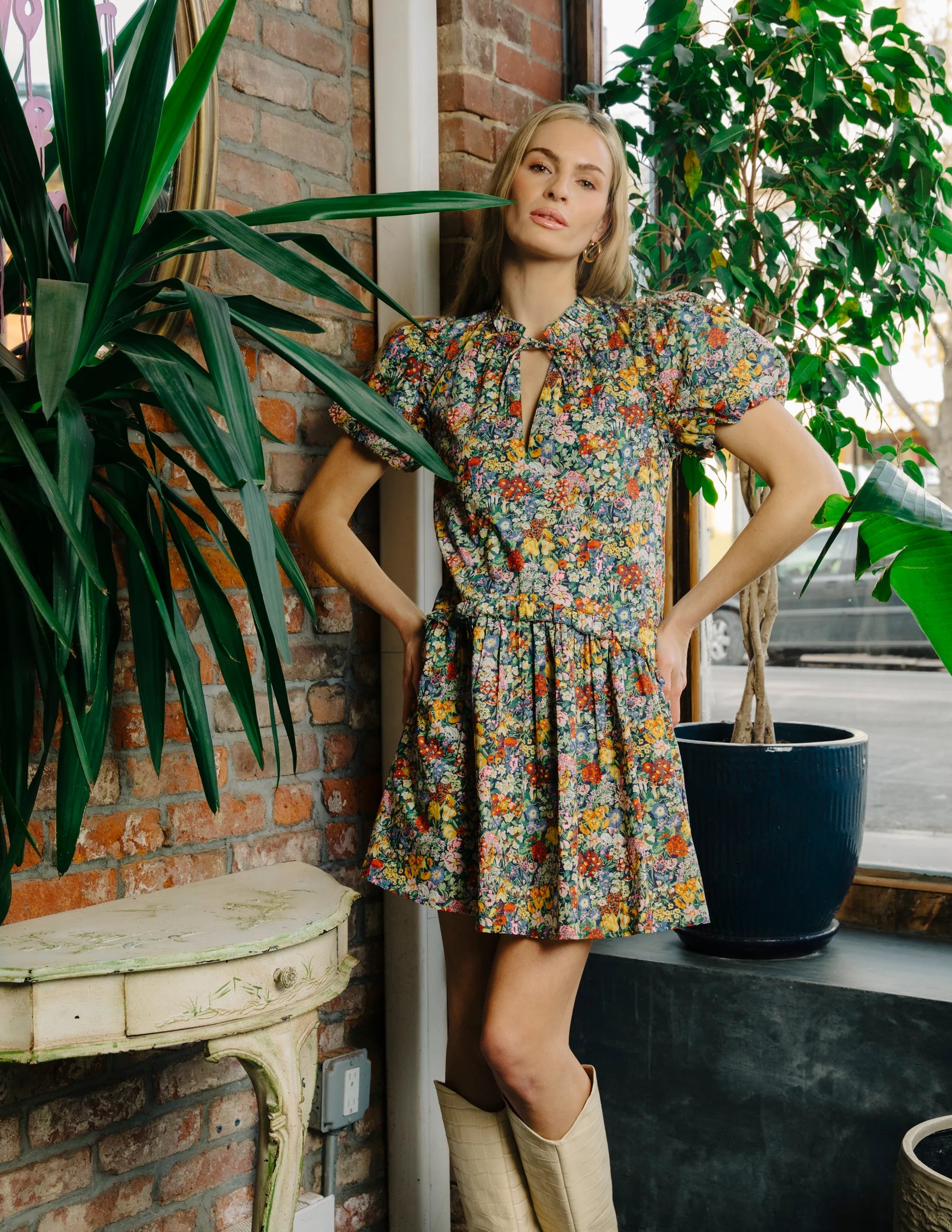 Edith Dress | Cottage Garden Liberty Print