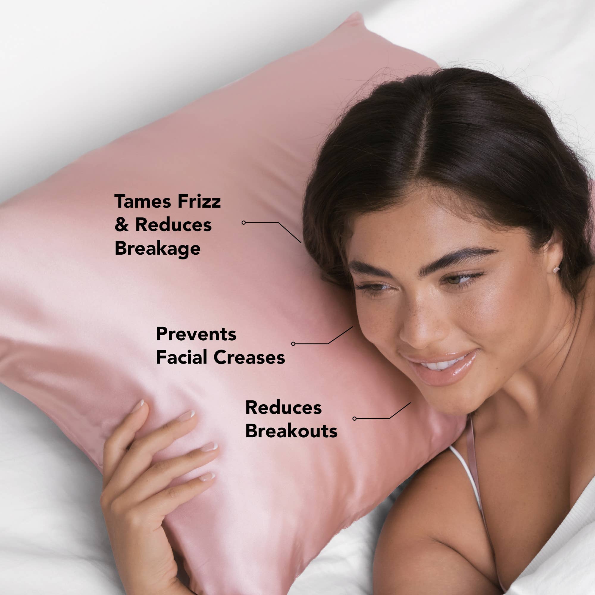 Satin Pillowcase Standard | Blush
