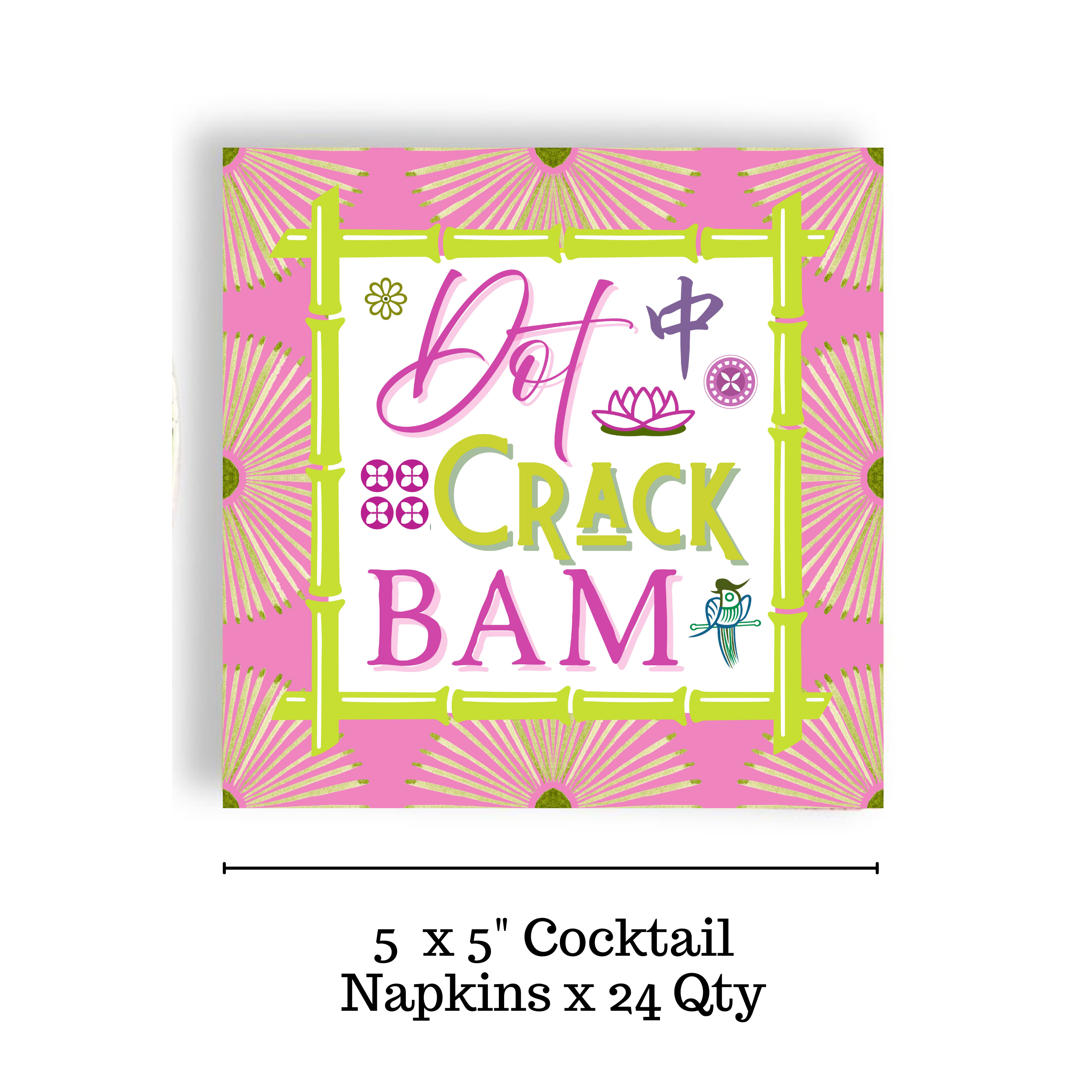 Mahjong 24ct Cocktail Napkin