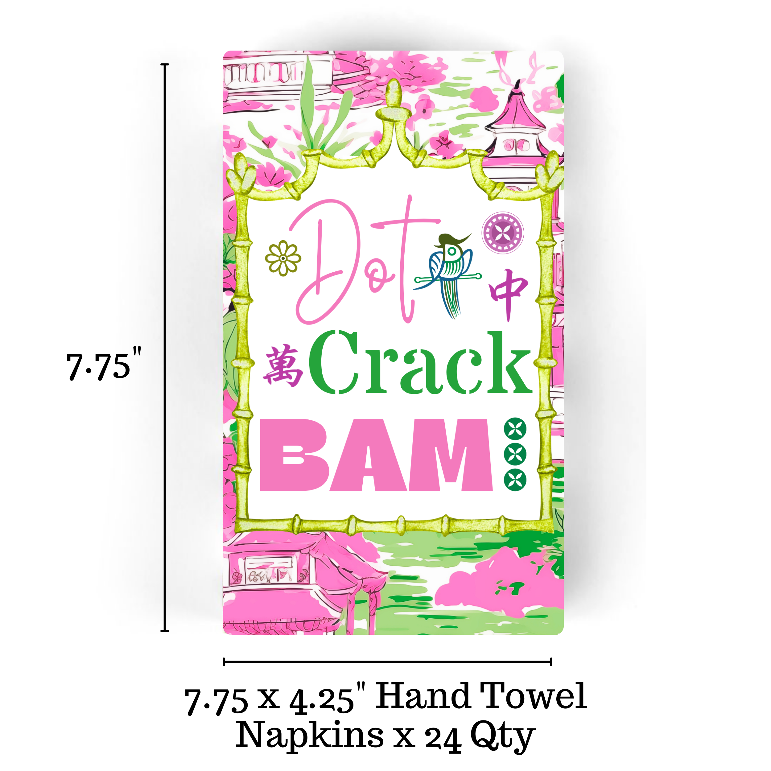 Mahjong 24ct Guest Napkin