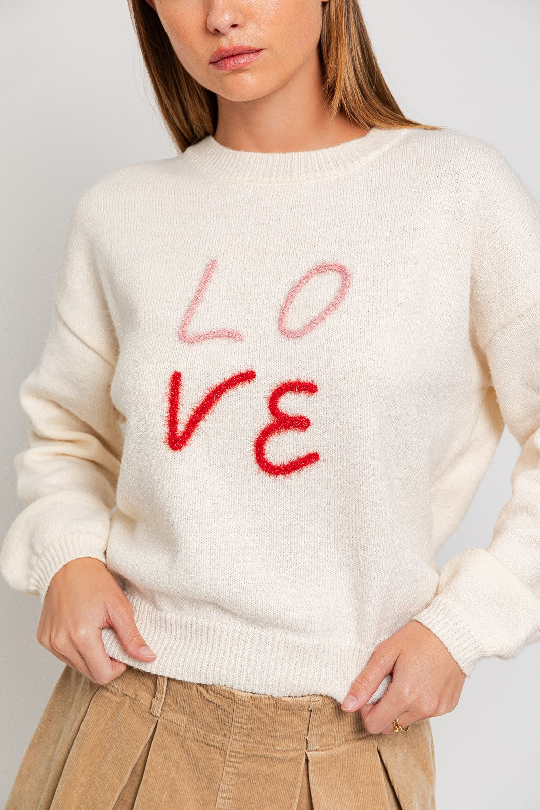LOVE Pullover Sweater