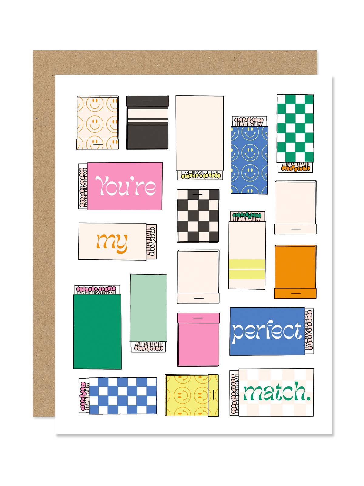 Perfect Match Greeting Card