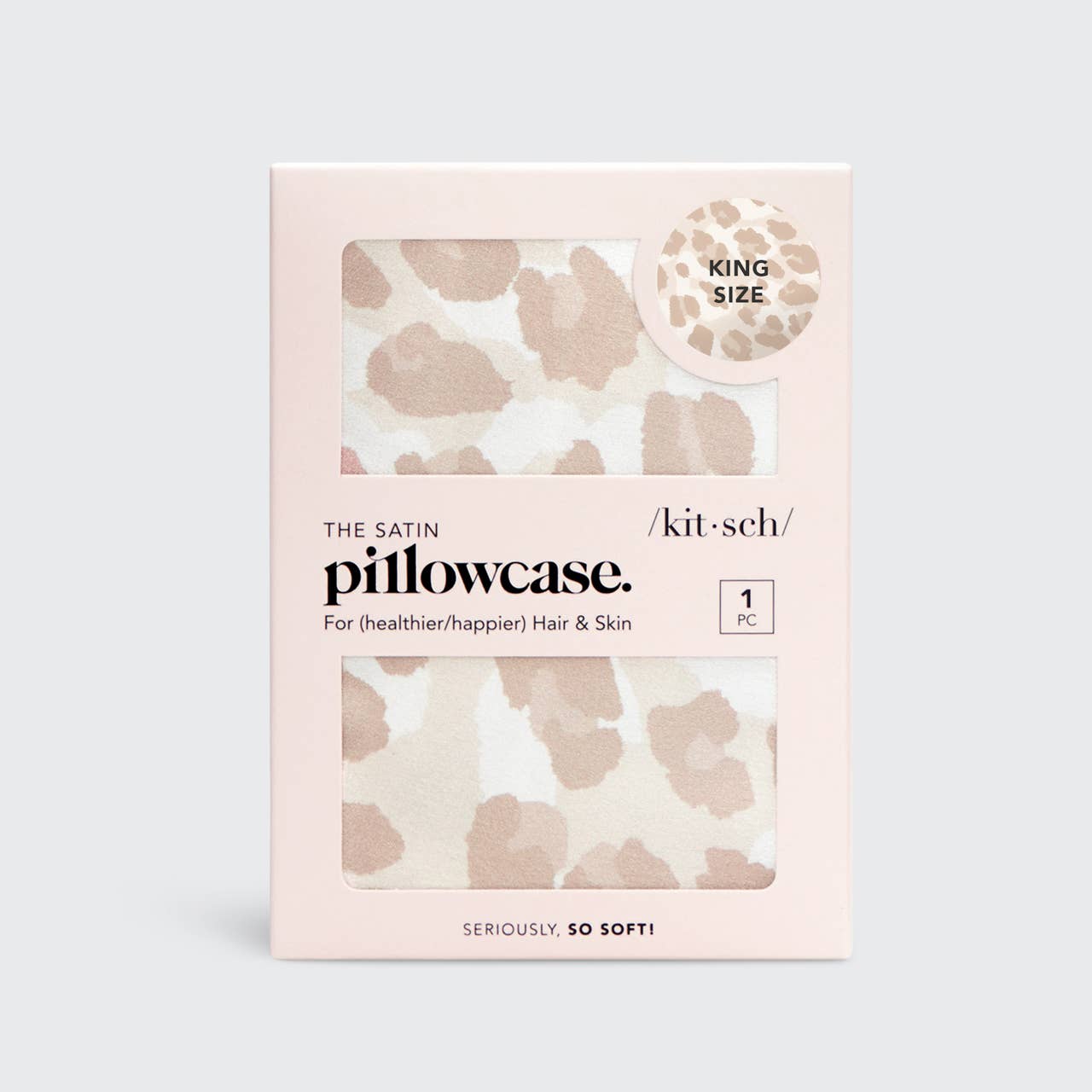 Satin Pillowcase King | Leopard