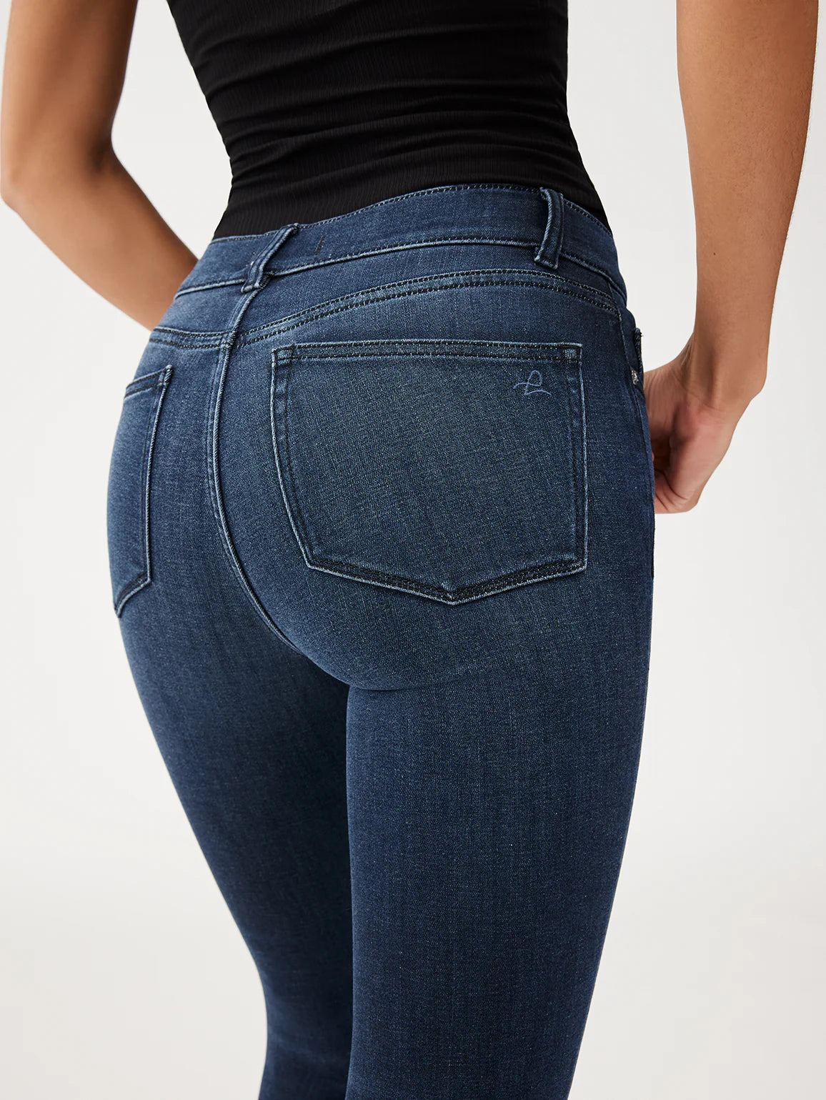 Farrow Skinny High Rise Ankle | Dark Indigo