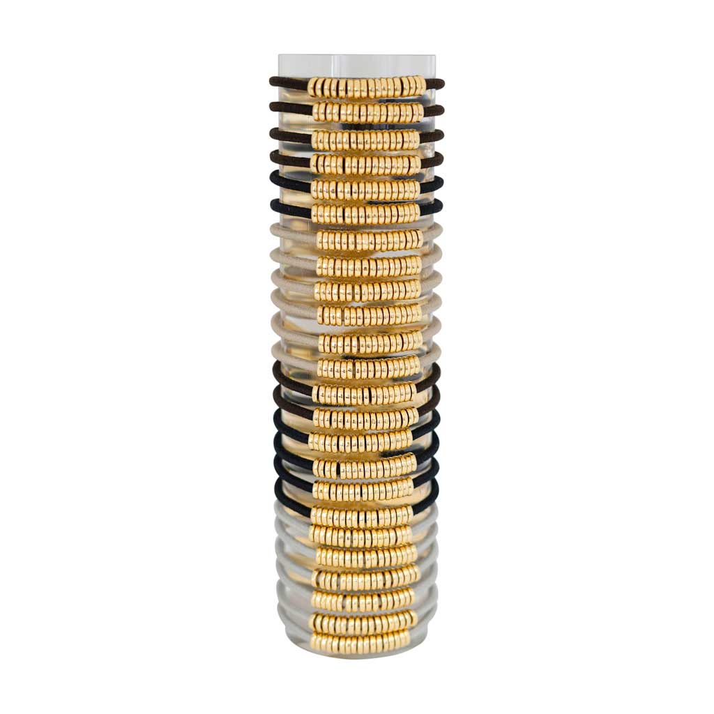 Gold Disc Hair Tie Core Colors by Lilla