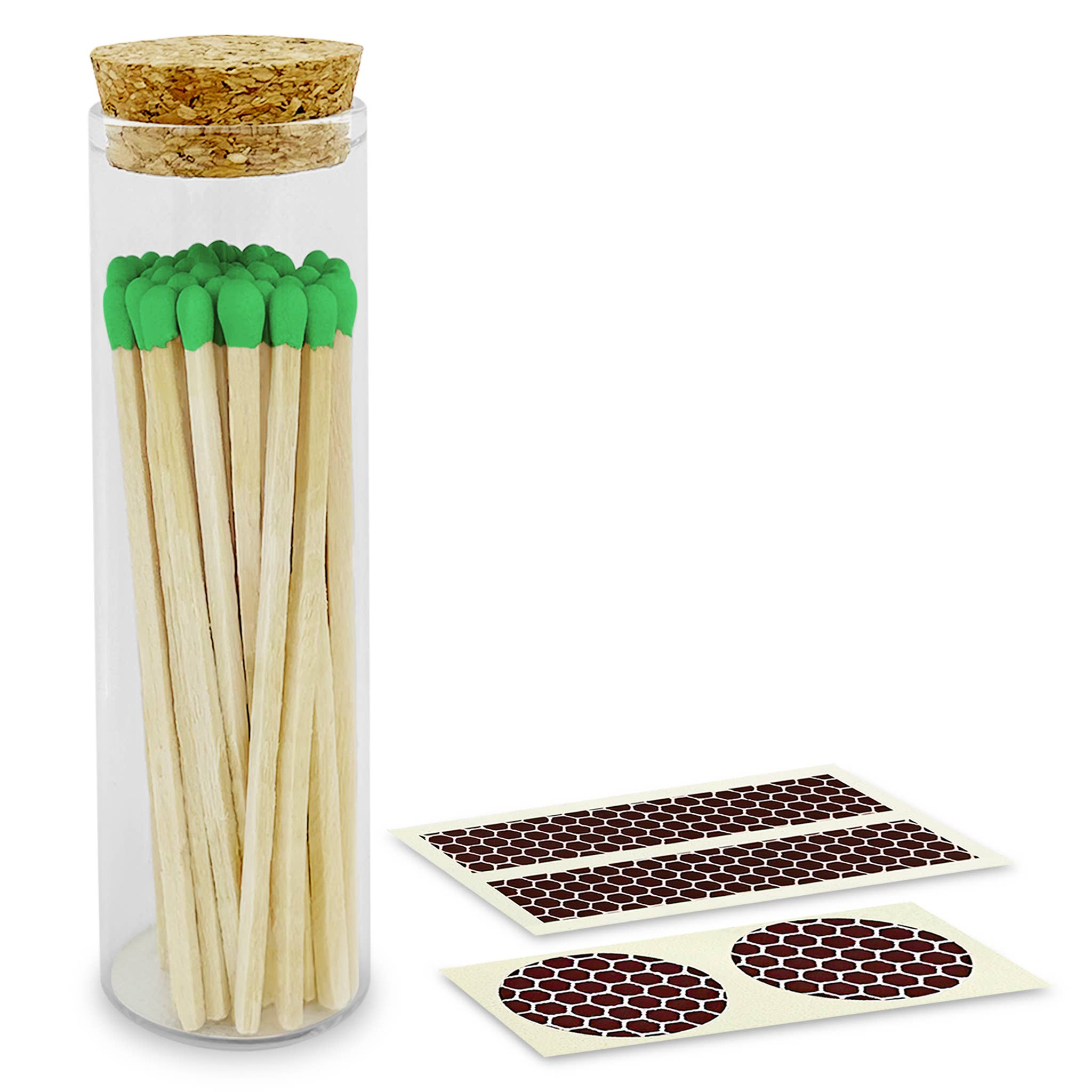 4" Matches | Green