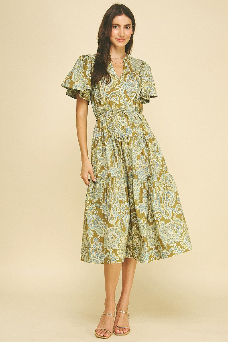 Jennifer Flutter Sleeve Dress