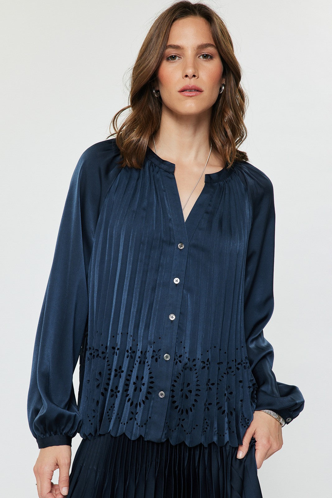 Adaline Blouse | Navy