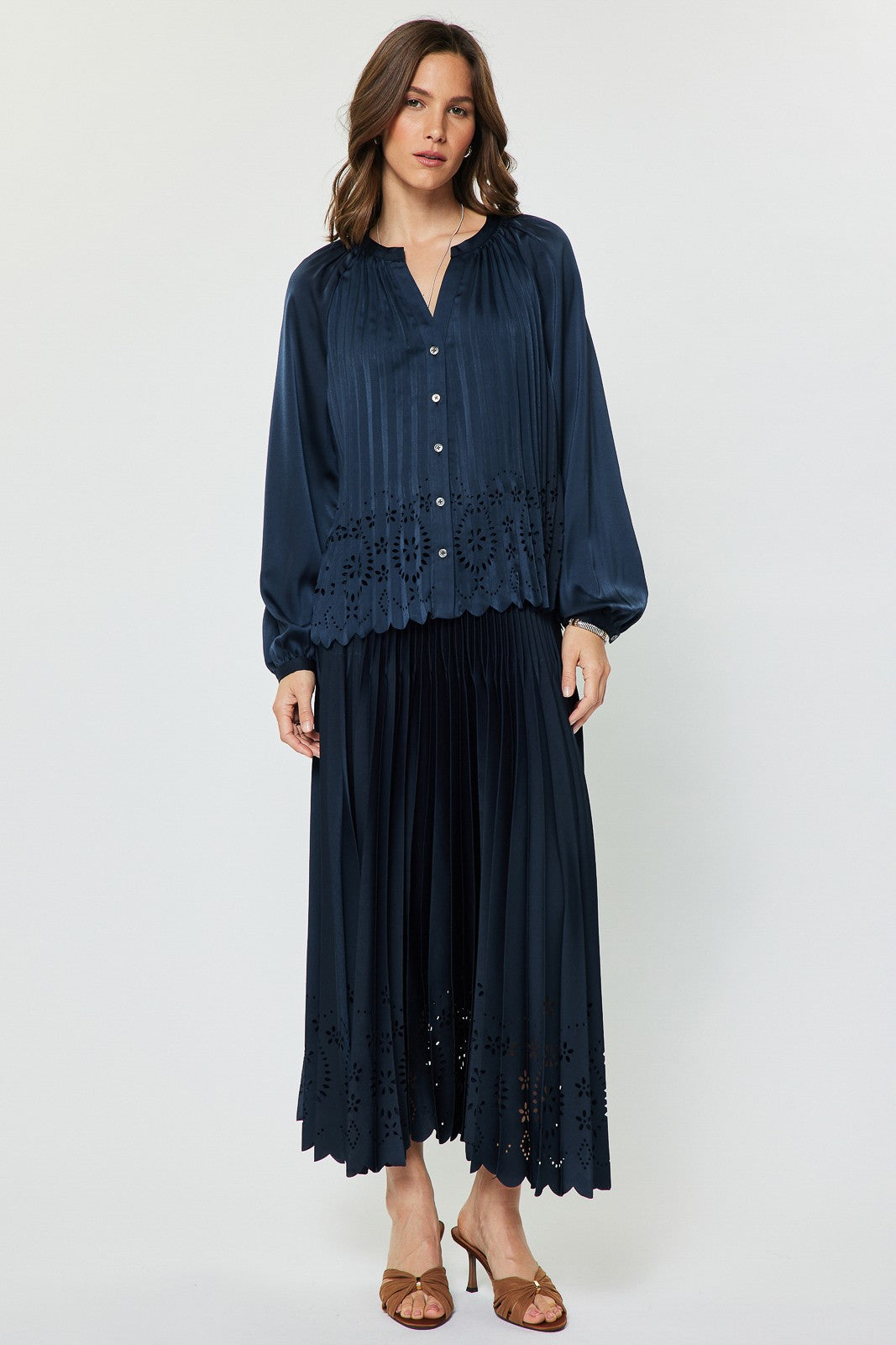 Adaline Blouse | Navy