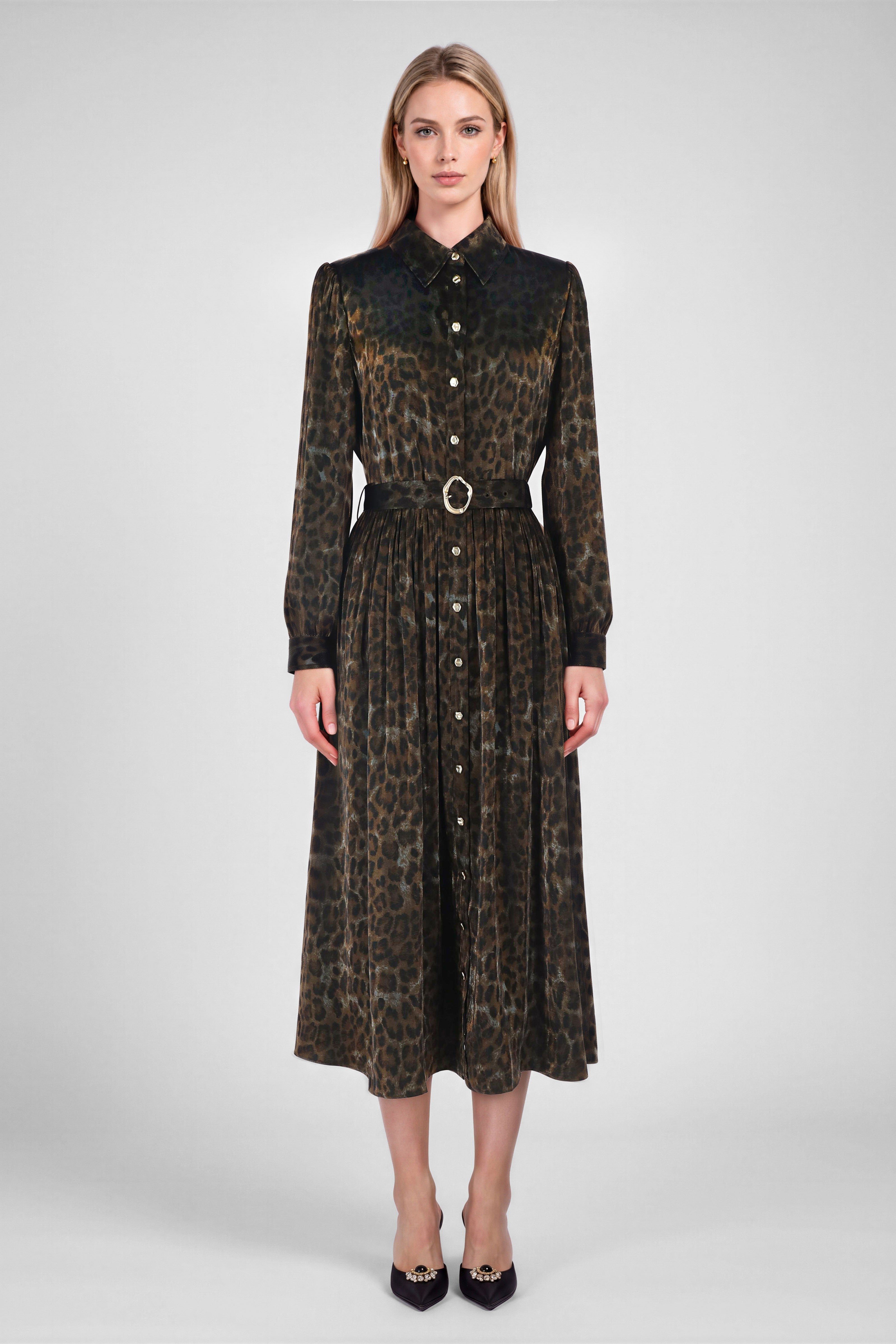 Briggs Leopard Dress | Black Leopard