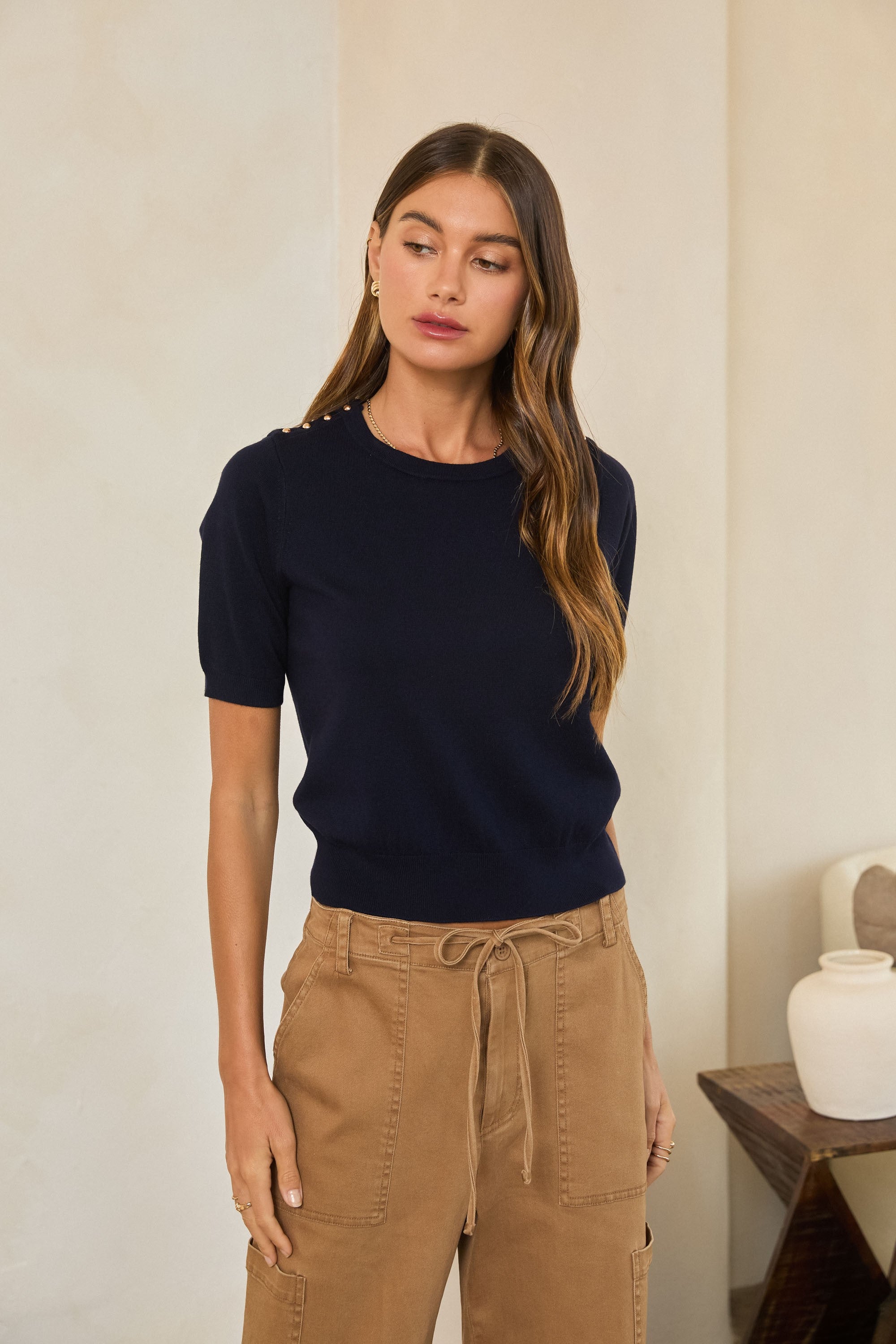Mara Sweater | Navy