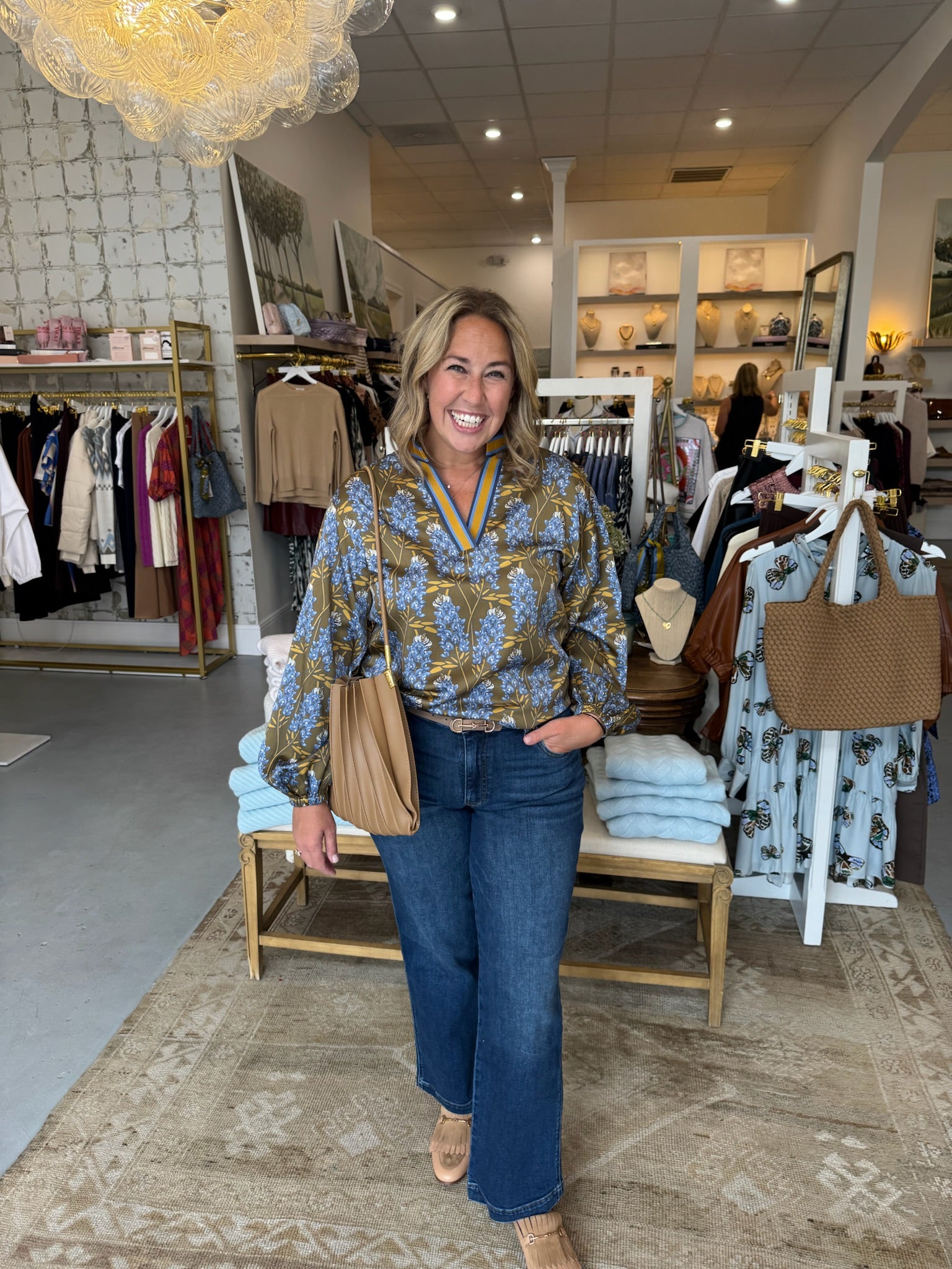 Lolli Top I Bluebonnet