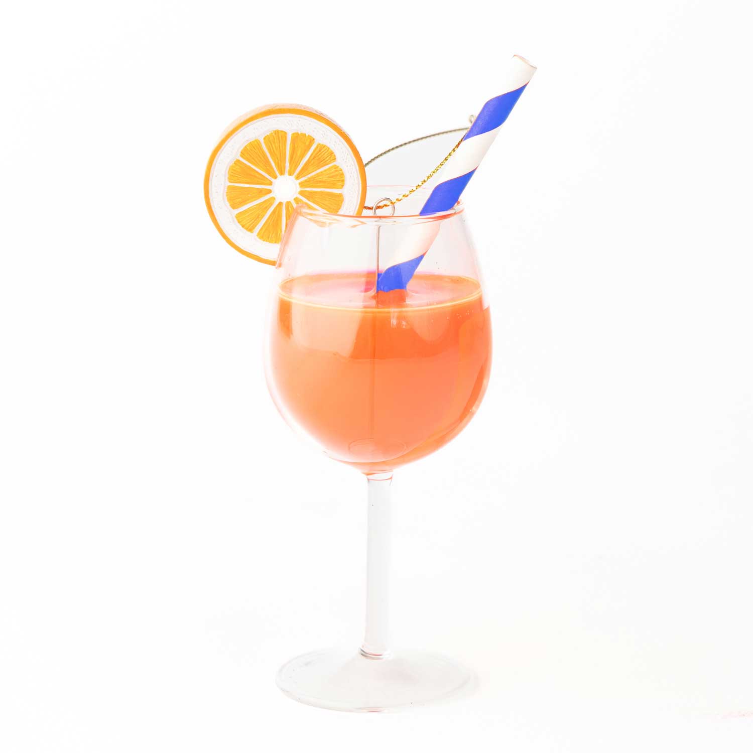 Aperol spritz Boxed Glass Ornament