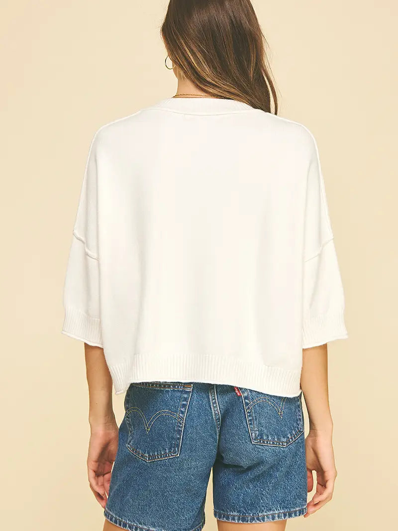 Sophia Sweater | White