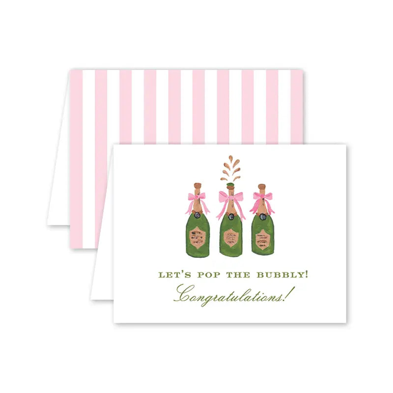 Champagne Congrats Card