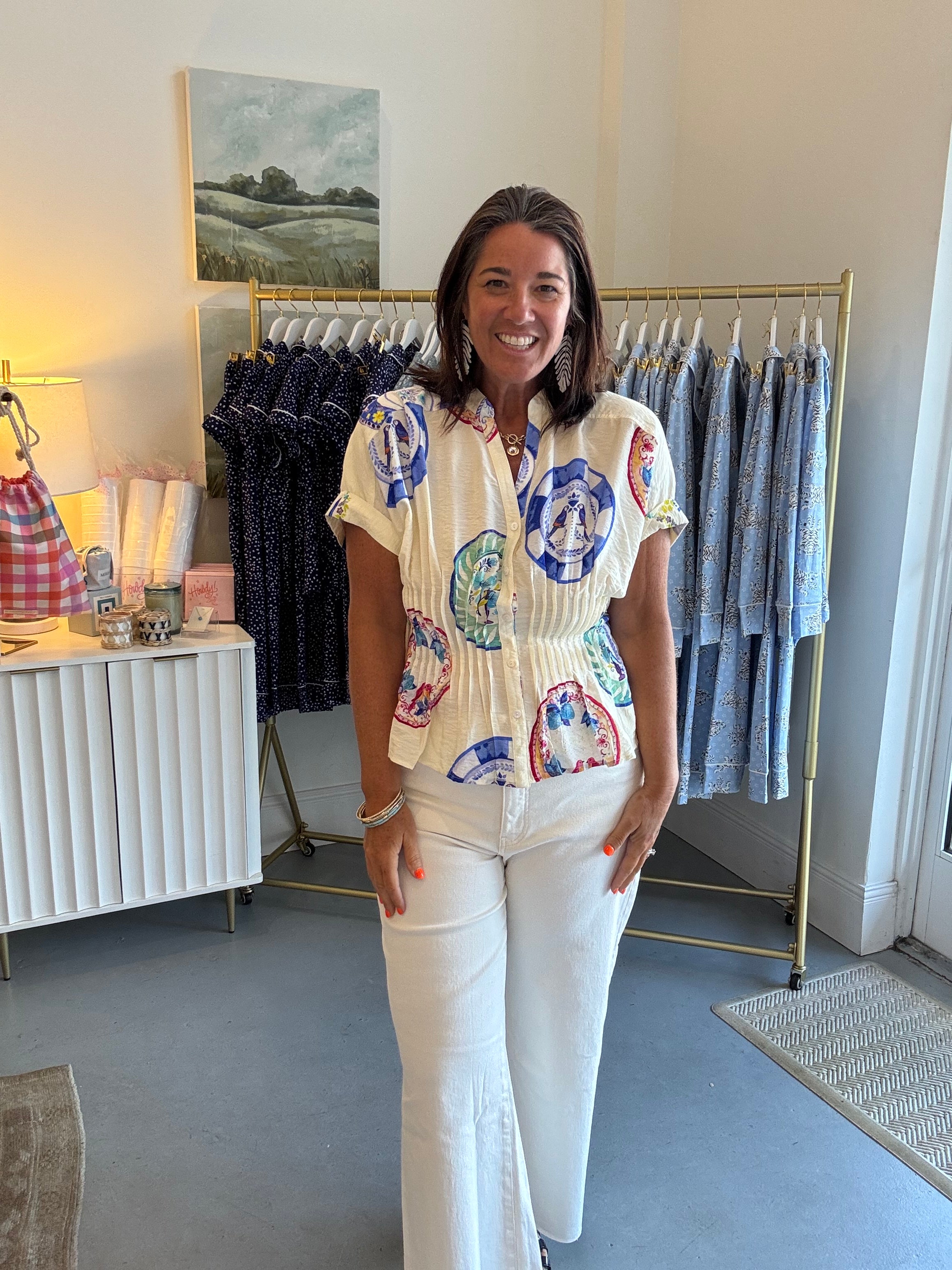 Parker Blouse | Cream