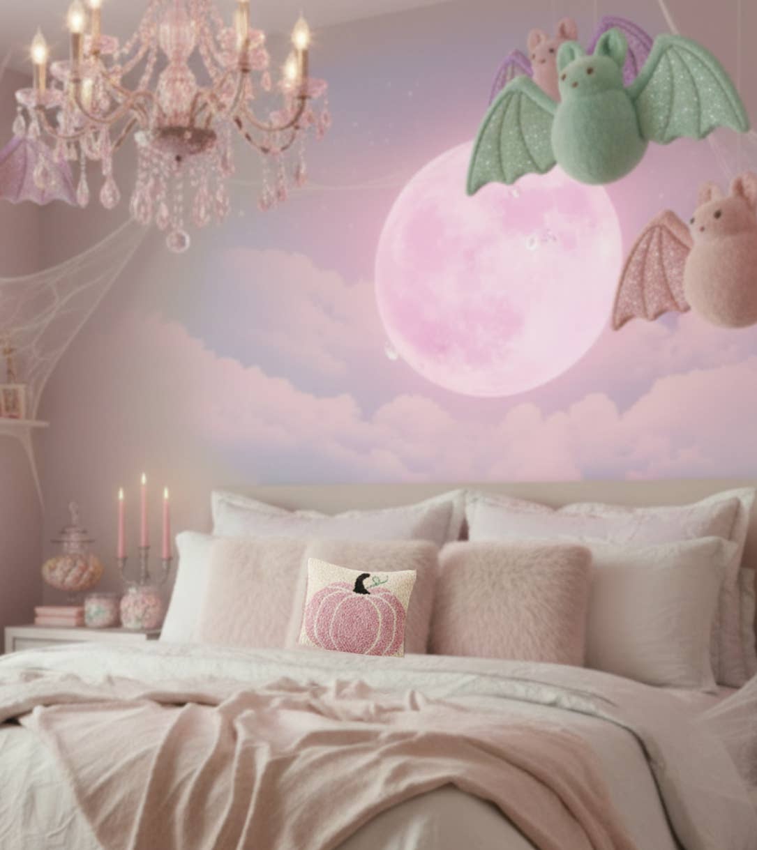 Pink Pumpkin Hook Pillow