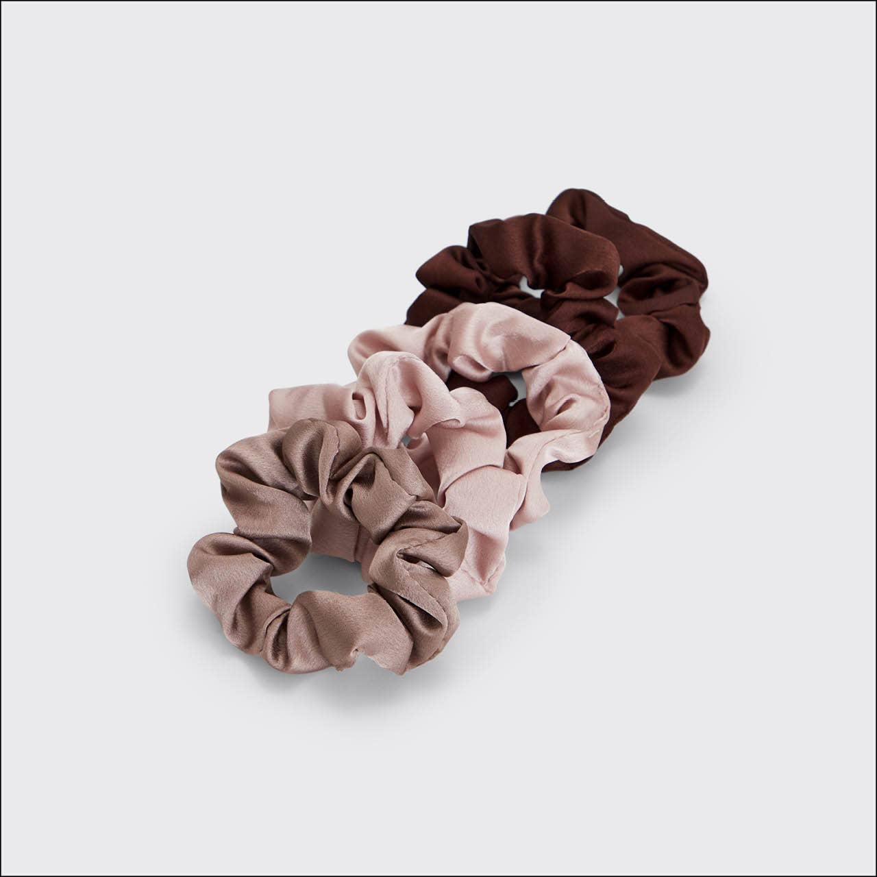 Satin Sleep Scrunchies 5pc | Cameo