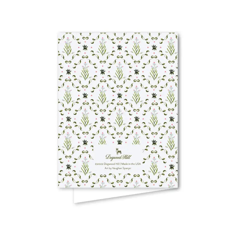 Paperwhites Scallop Thinking of You Card