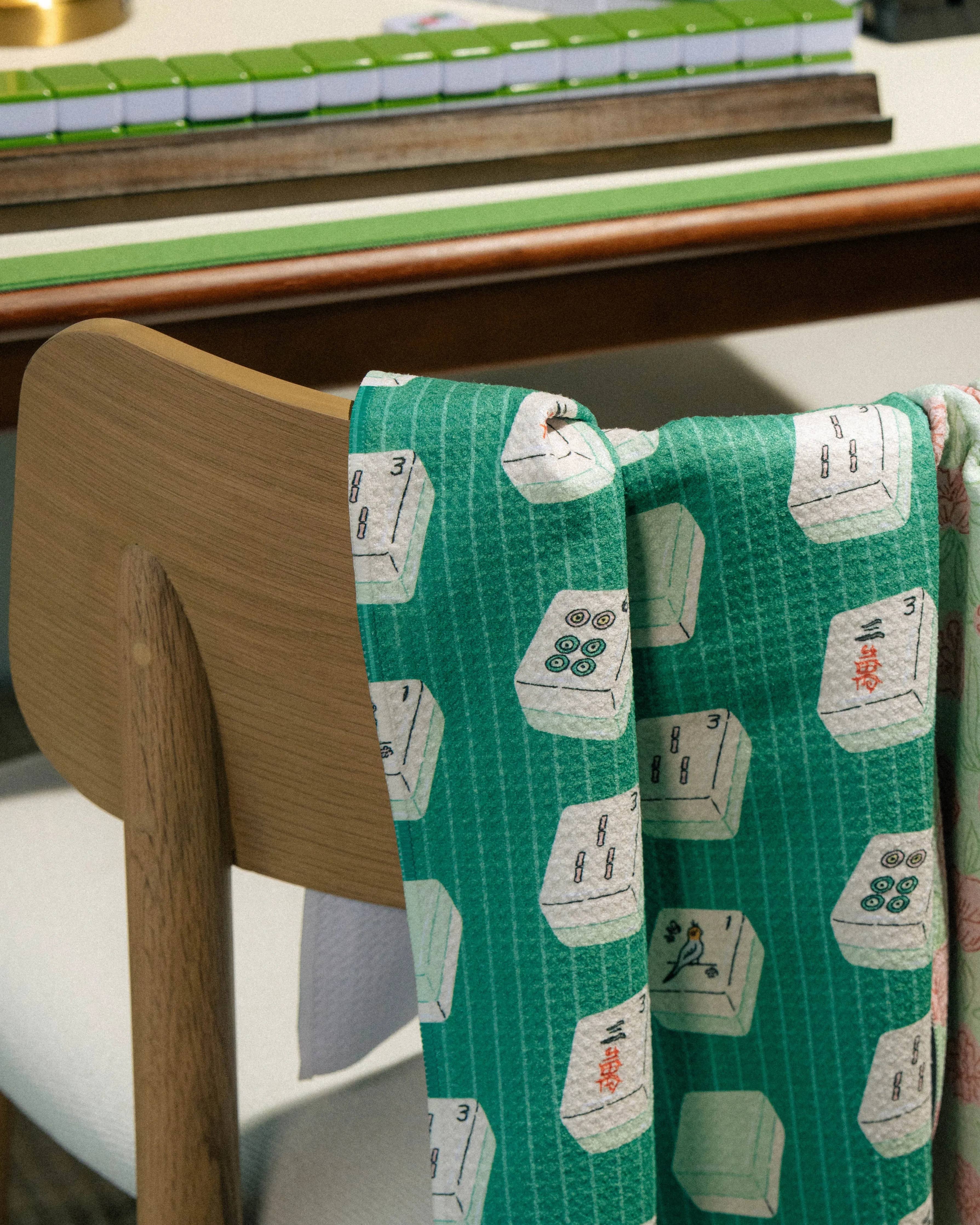 Kitchen Tea Towel | Mahjong Tile
