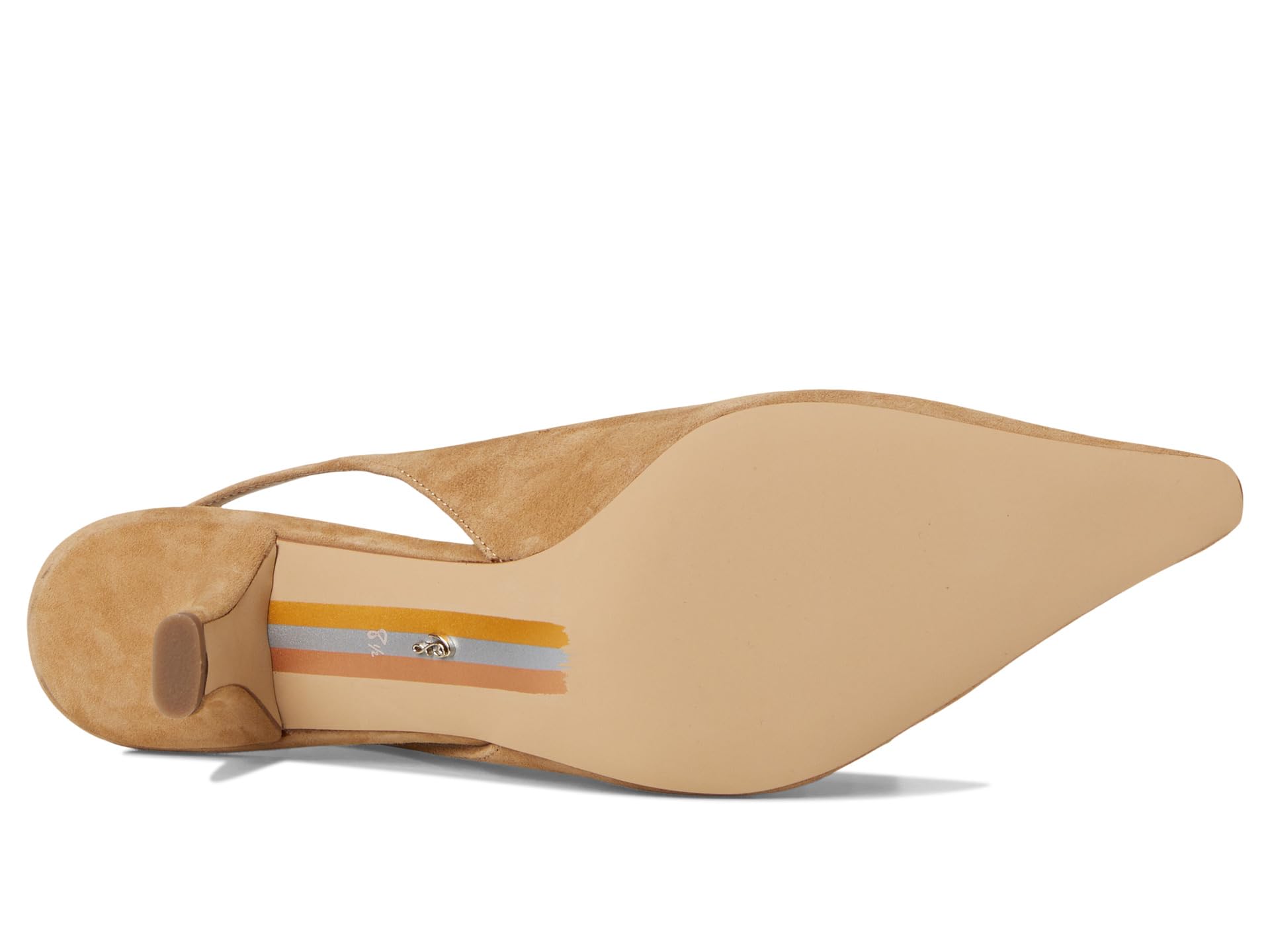 Sam Edelman Bianka slingback pump in Cyprus tan suede with pointed toe