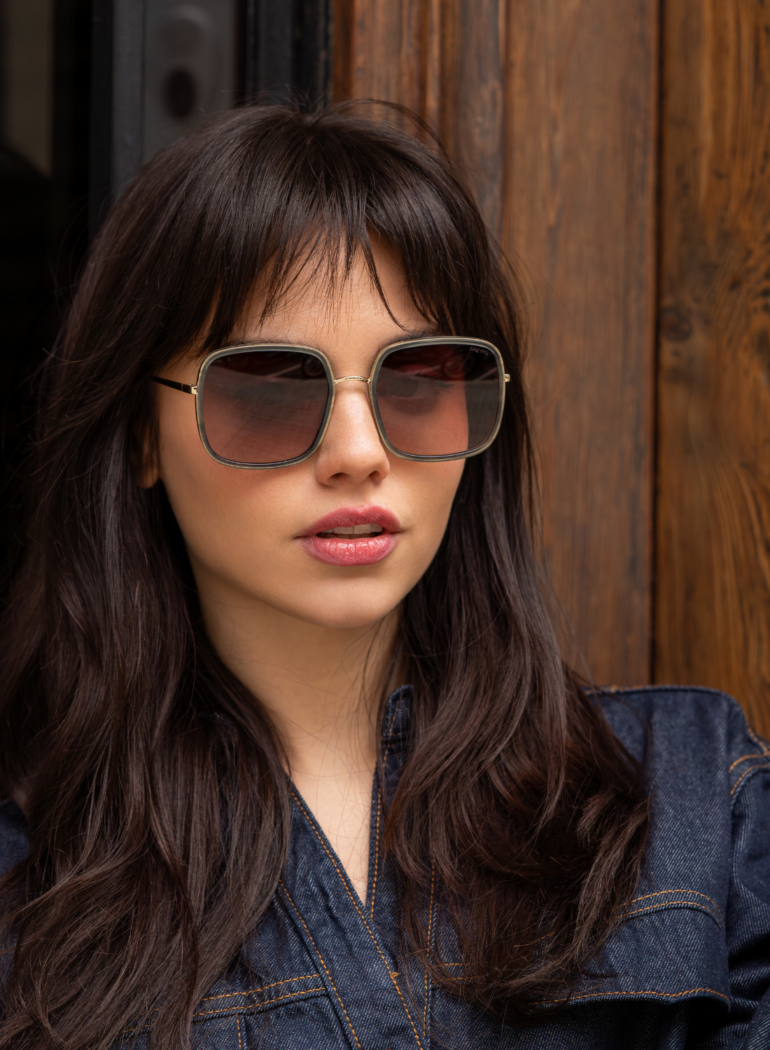 Cosmo Square Sunglasses | Emerald Green