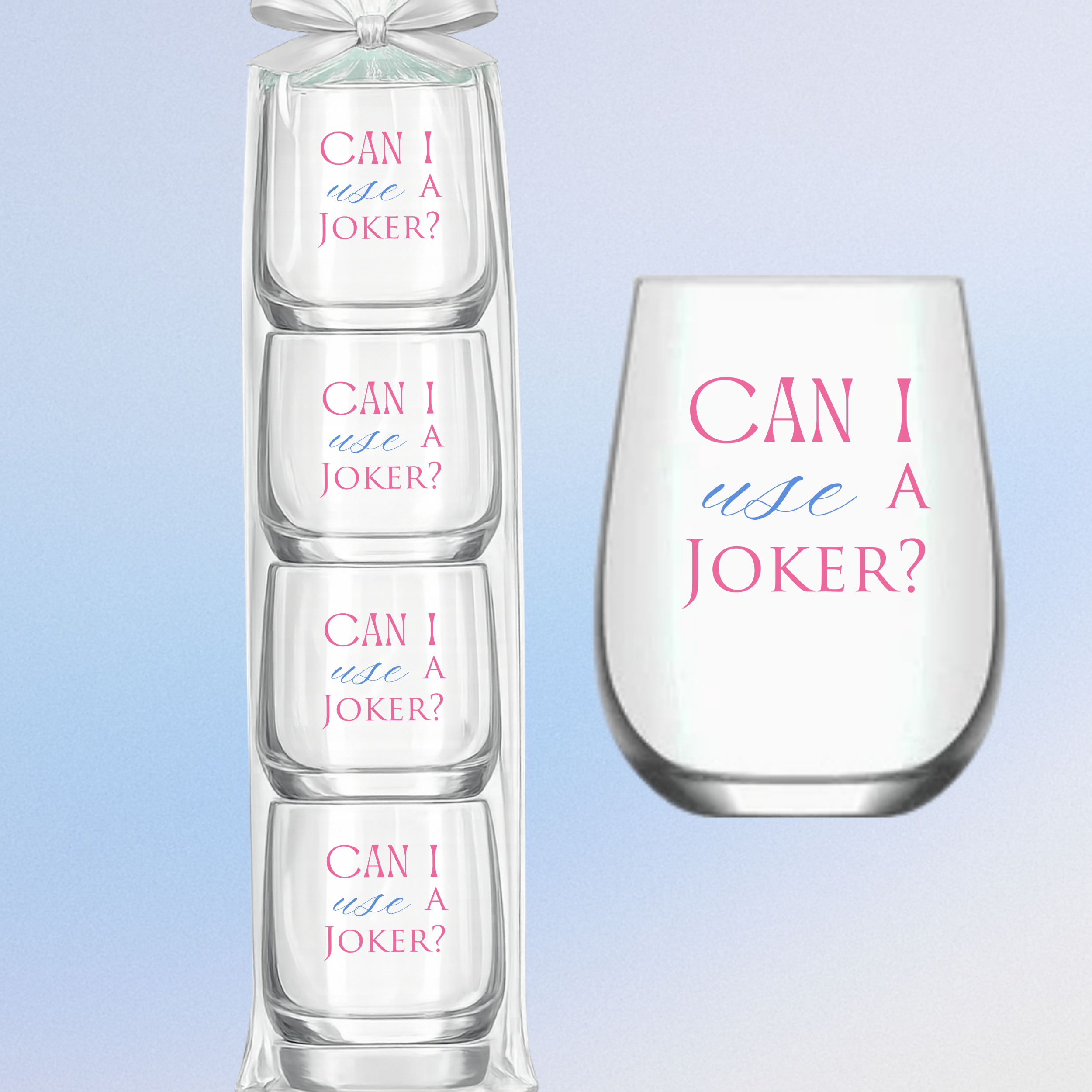 Mahjong Stemless | "Can I Use a Joker"