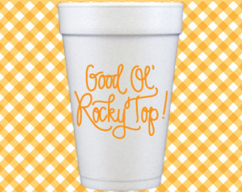 Rocky Top Foam Cups