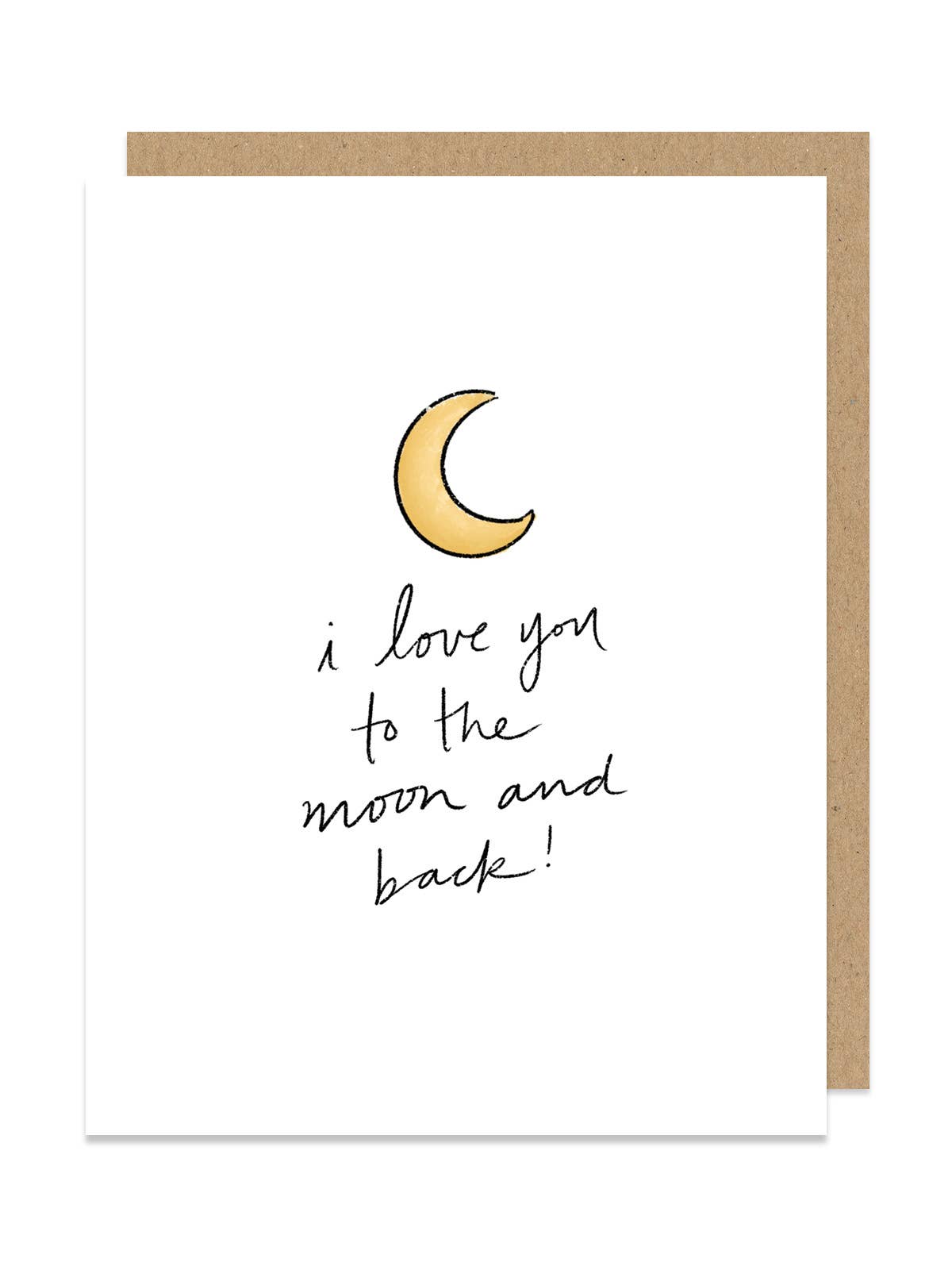 Moon and Back Card by Maddon and Co - Eco-Friendly Art Card Supporting ...
