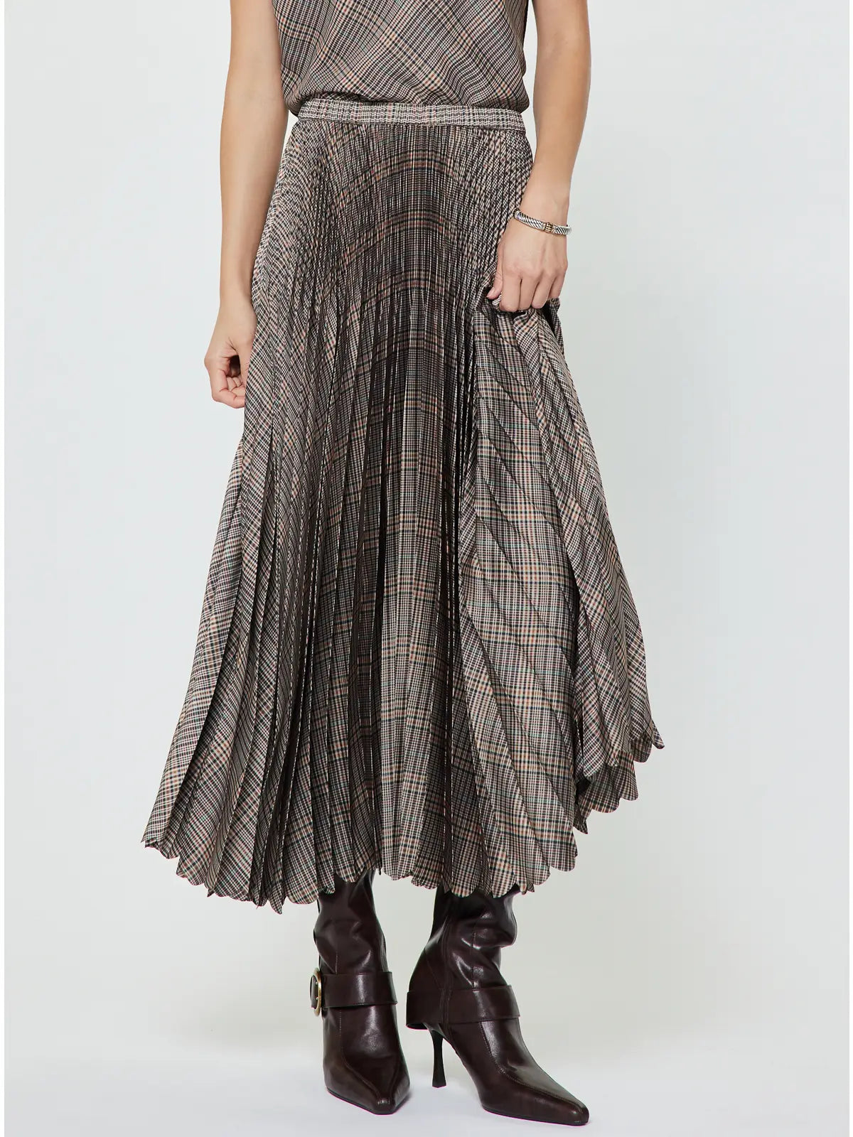 Louisa Pleated Skirt | Multi