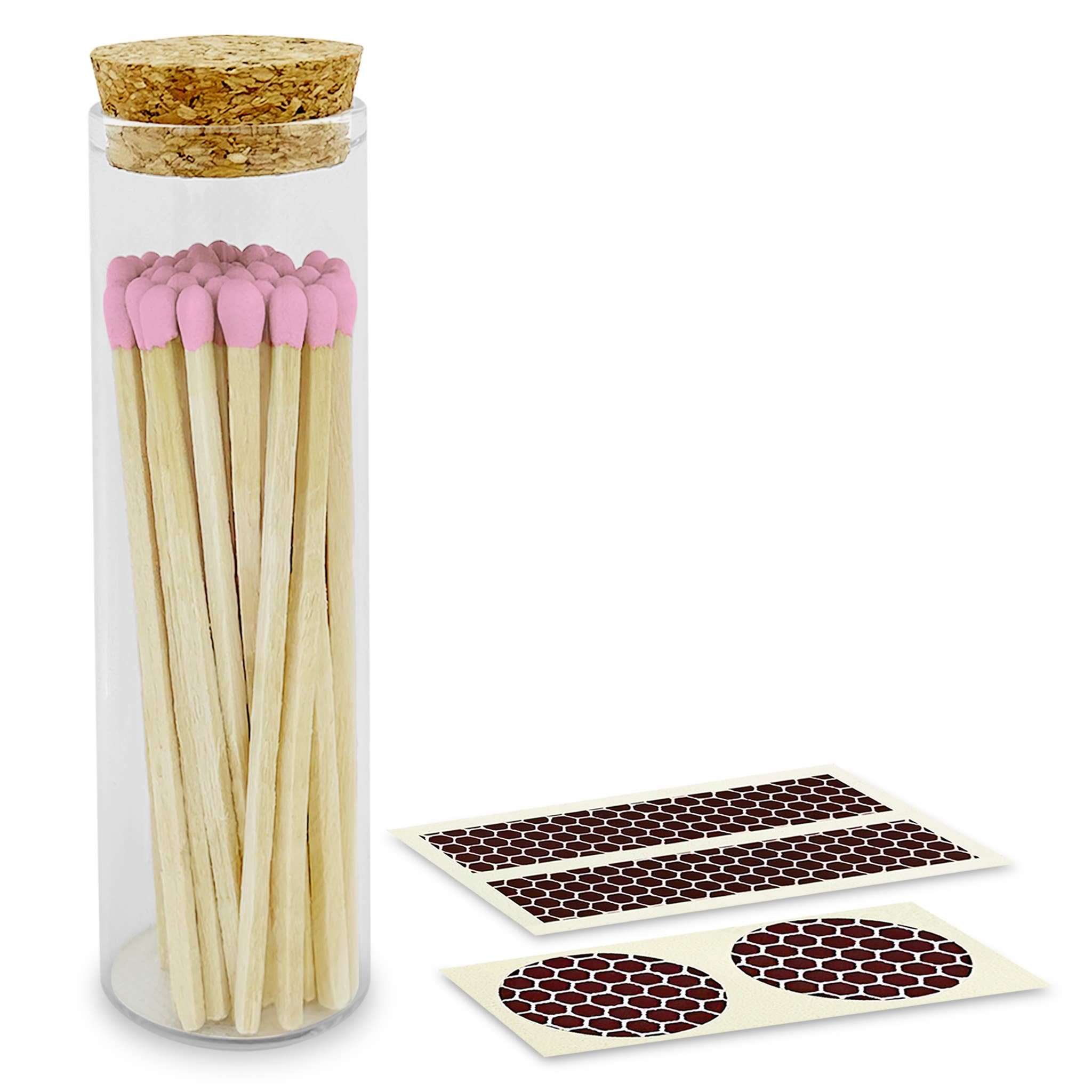 4" Matches | Pink