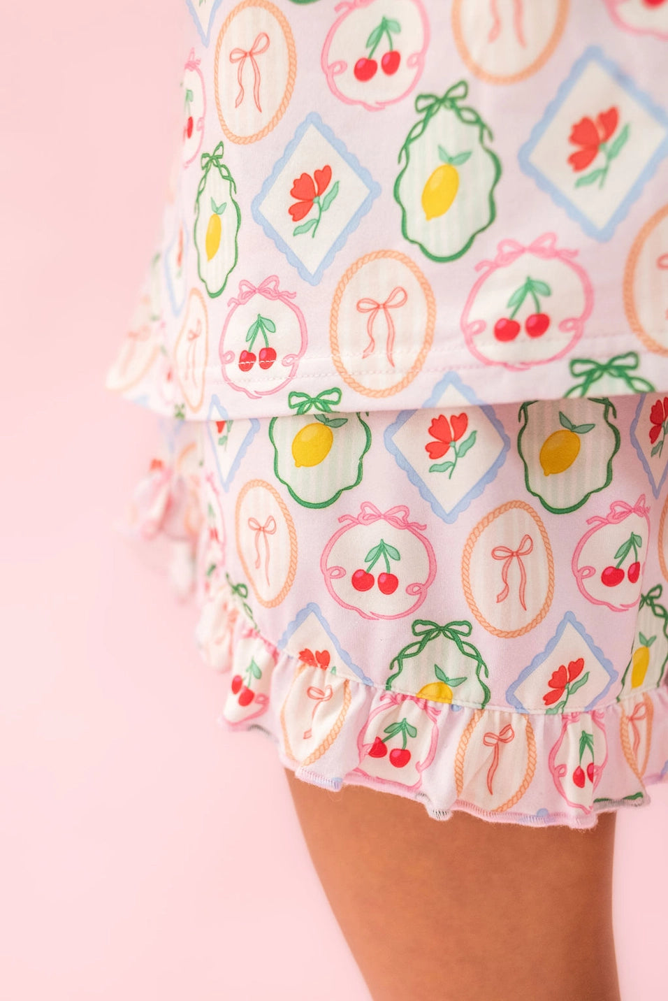 Fruit Cocktail Ruffle Pajamas