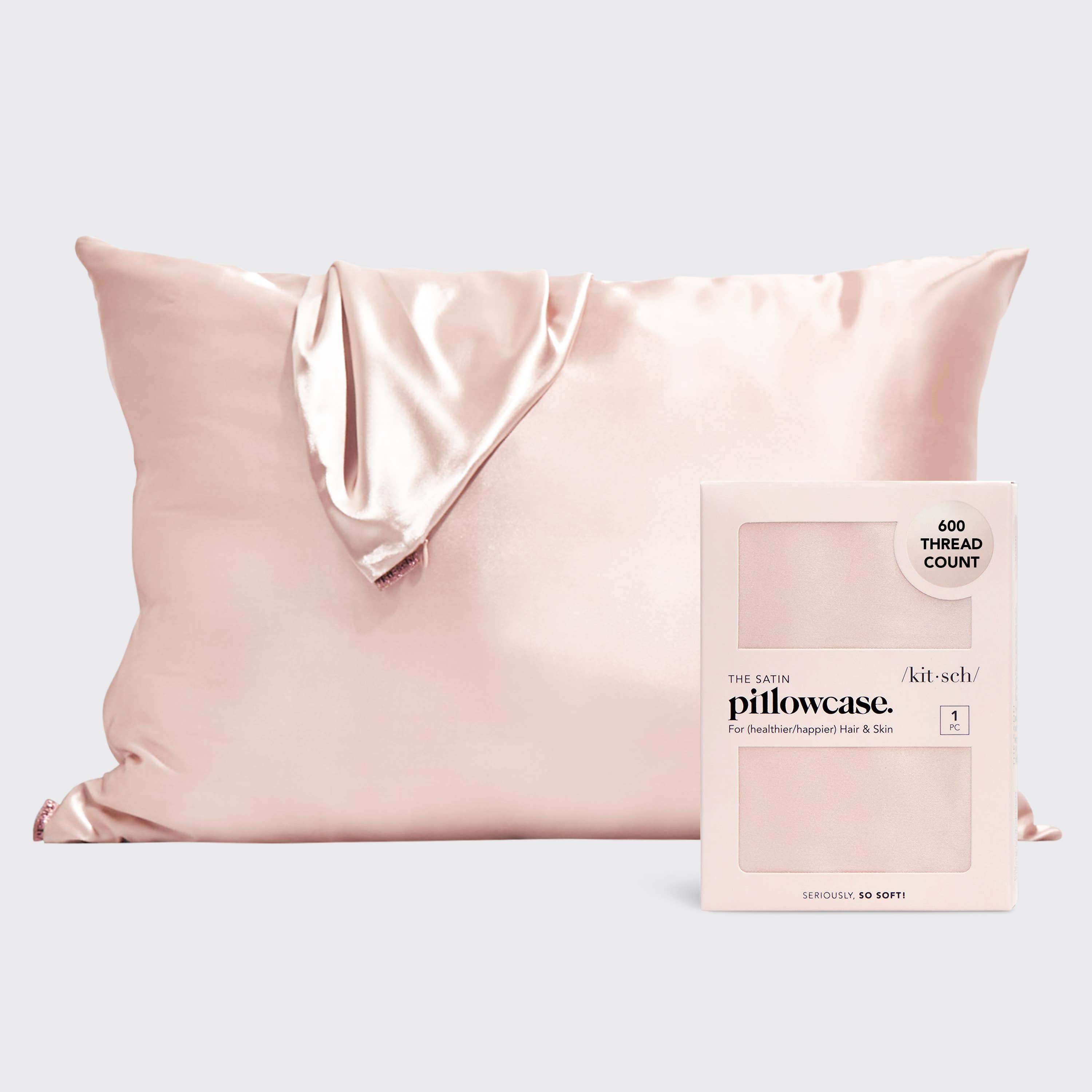 Satin Pillowcase Standard | Blush