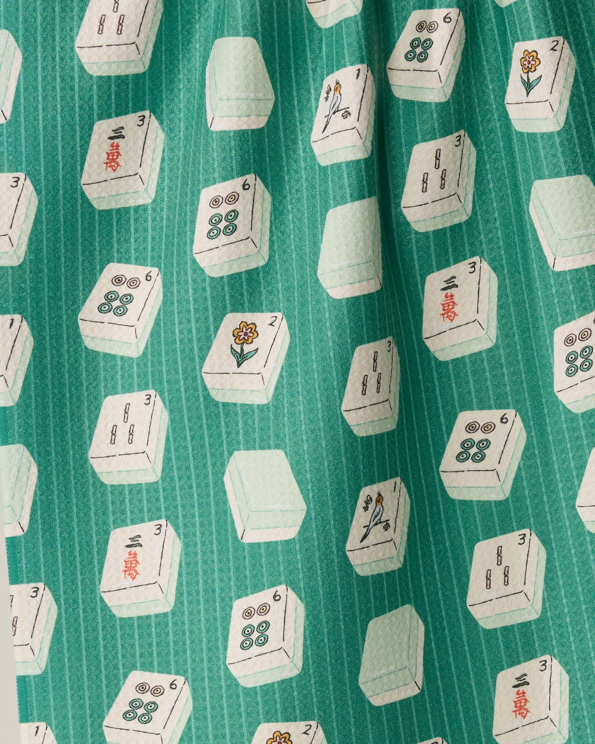 Kitchen Tea Towel | Mahjong Tile