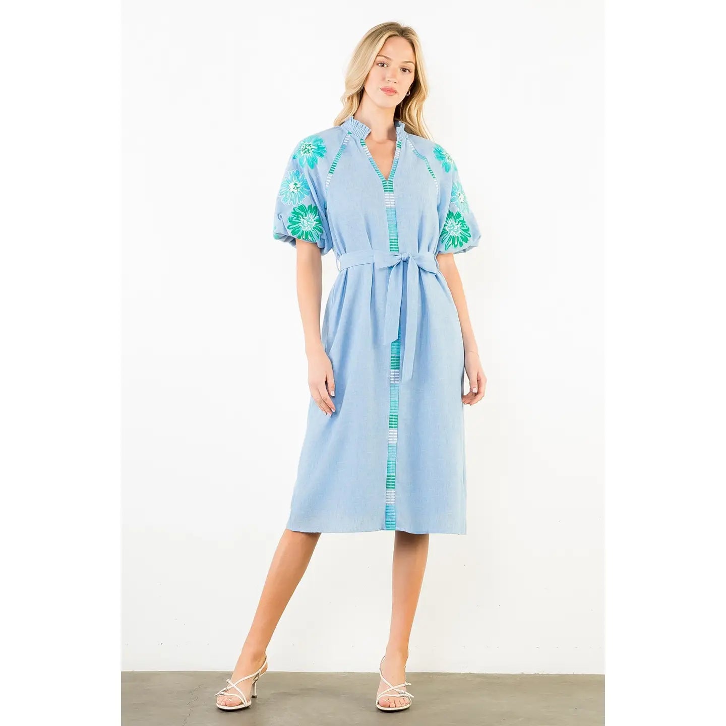 Maude Embroidered Dress
