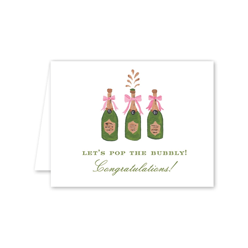 Champagne Congrats Card