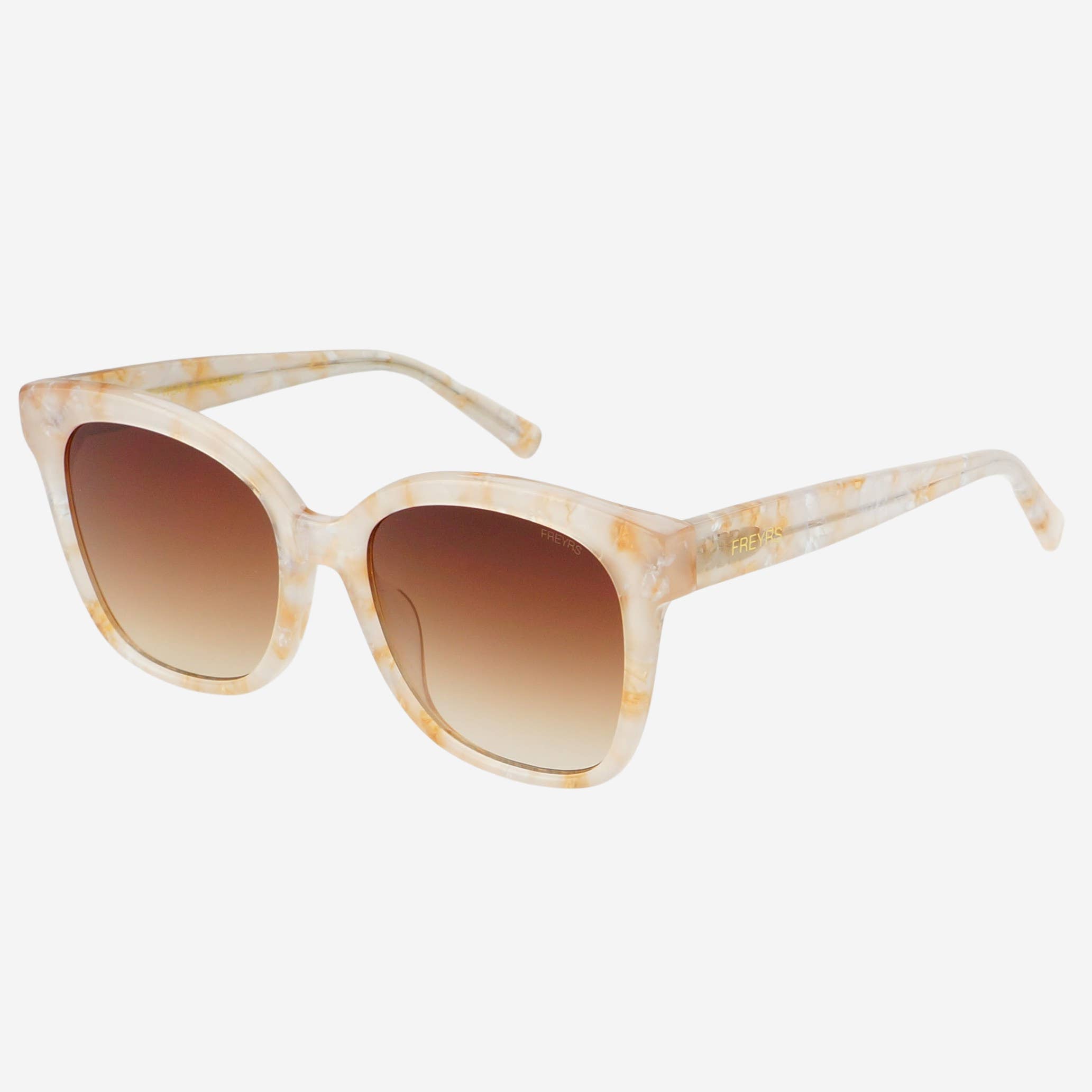 Amber Cat Eye Sunglasses : Pink Pearl