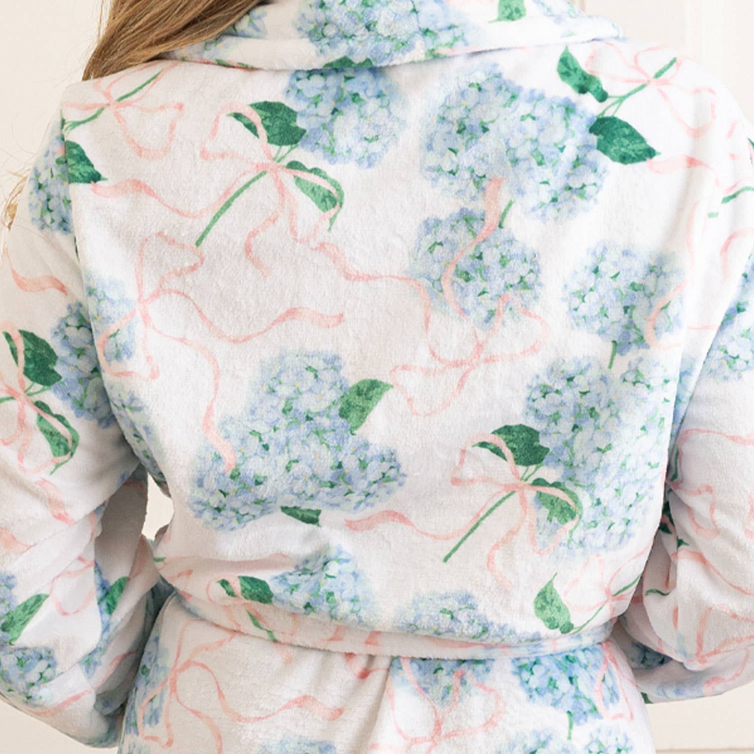 Plush Lounge Robe | Hydrangea